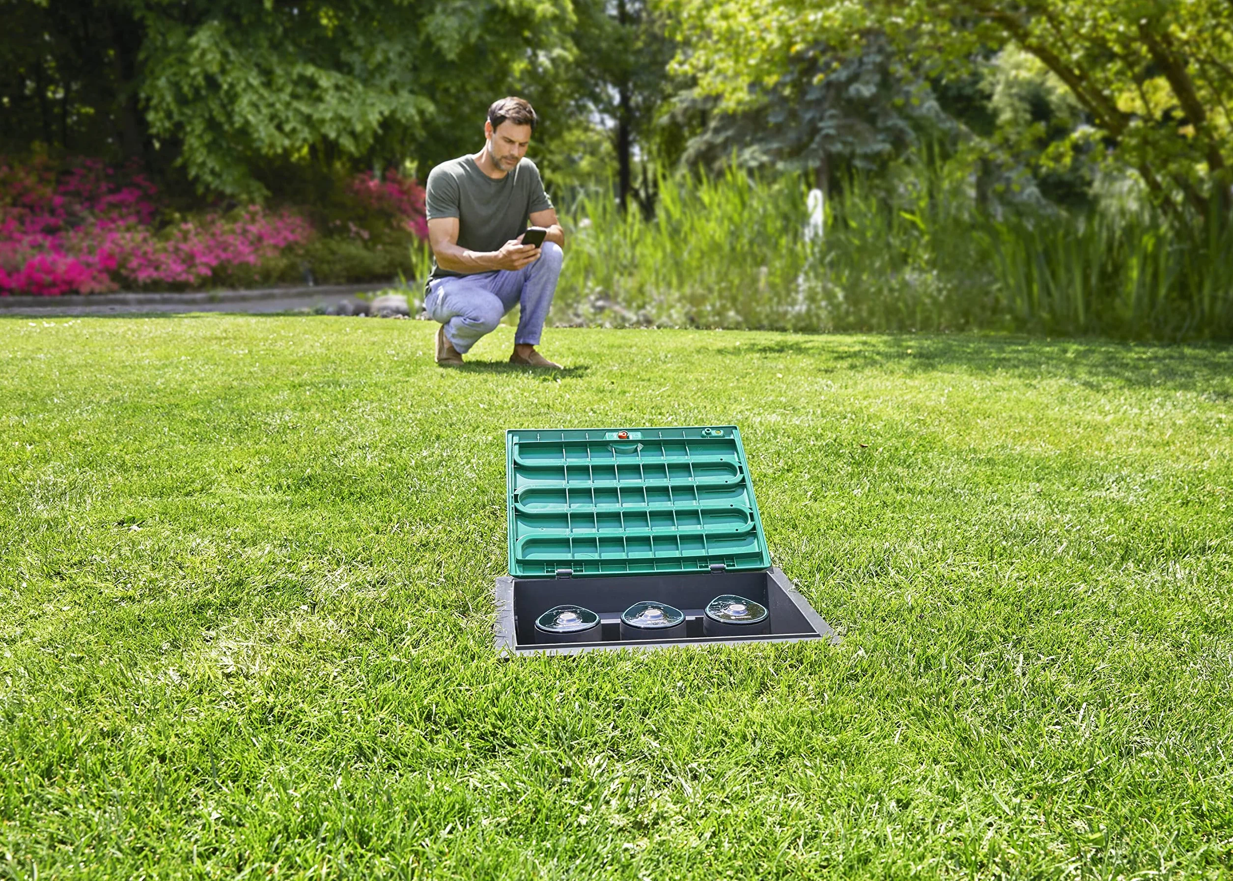 Gardena vanne d'arrosage 9V: Unité de commande pour système d'arrosage, utilisable manuellement