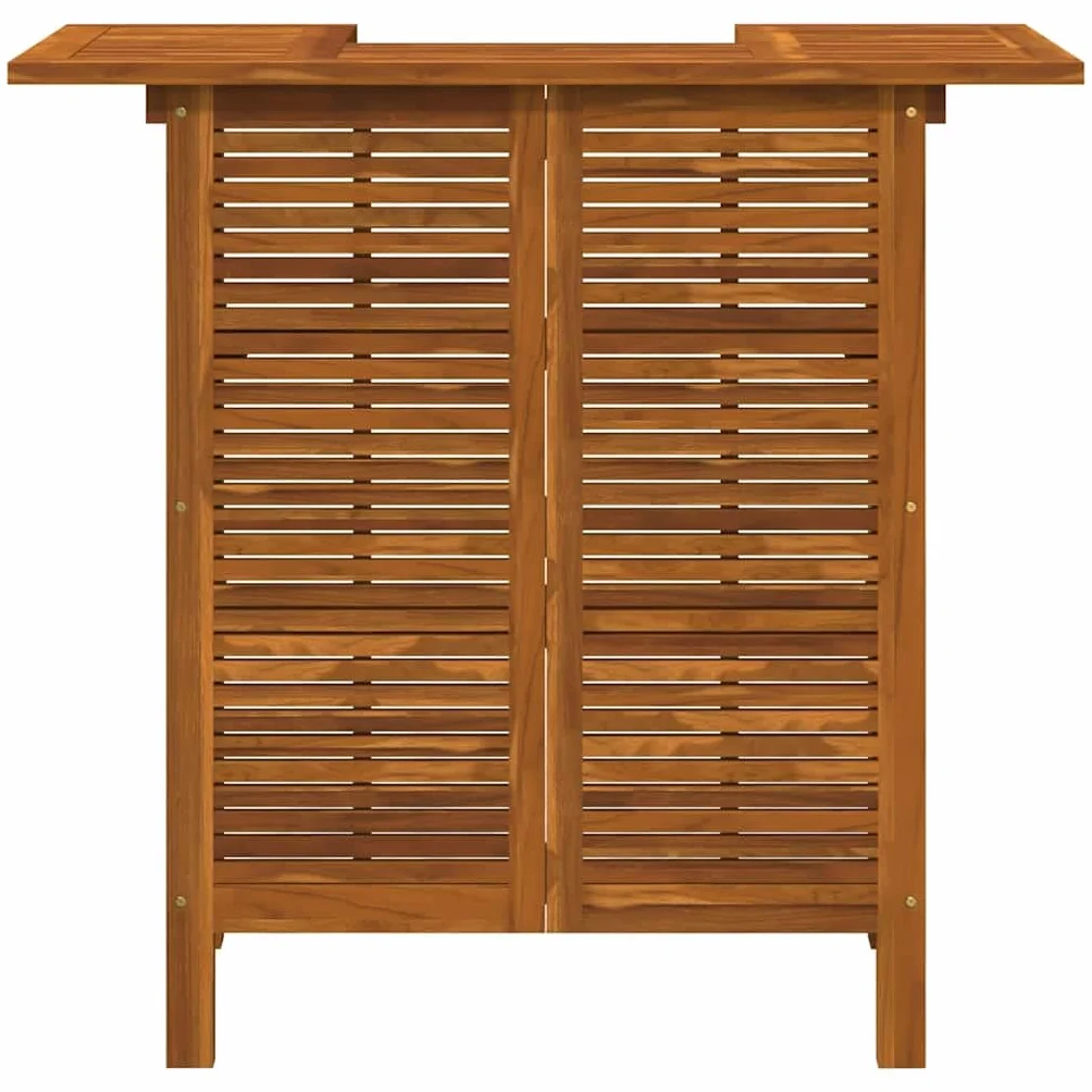 Table de Bar 110 x 50 x 105 cm Bois d'acacia Massif Brun