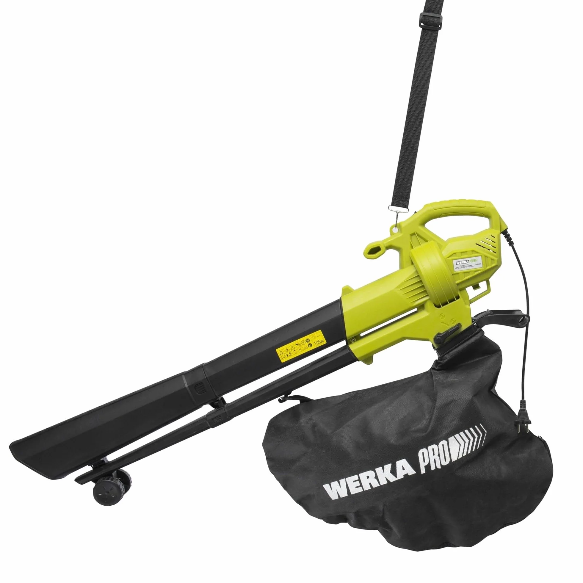 WERKA PRO Aspirateur souffleur broyeur 3500W
