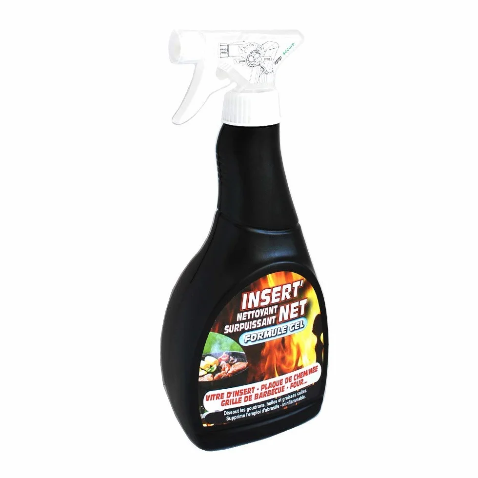 Nettoyant surpuissant INSERT'NET 500 ml pour cheminée, barbecue et surfaces difficiles