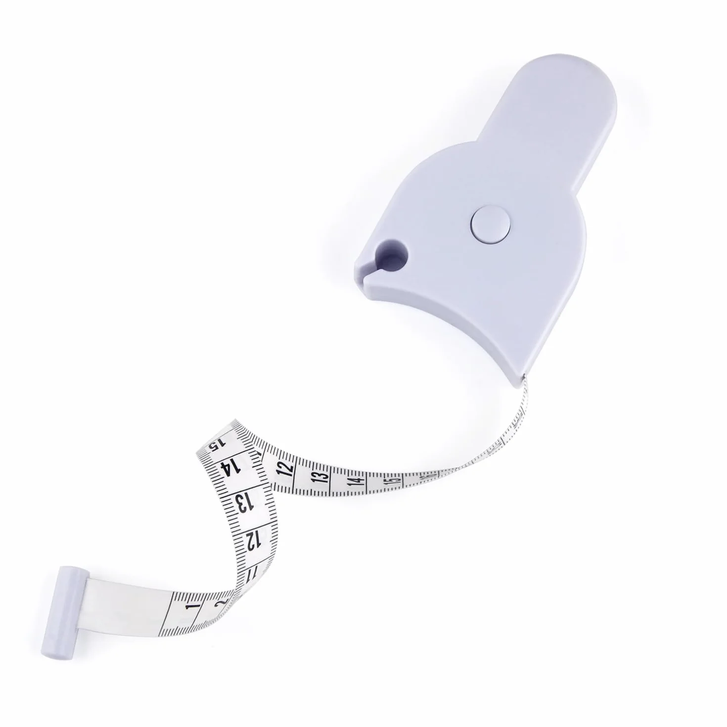 WINTAPE Mètre ruban 150 cm Blanc Rétractable