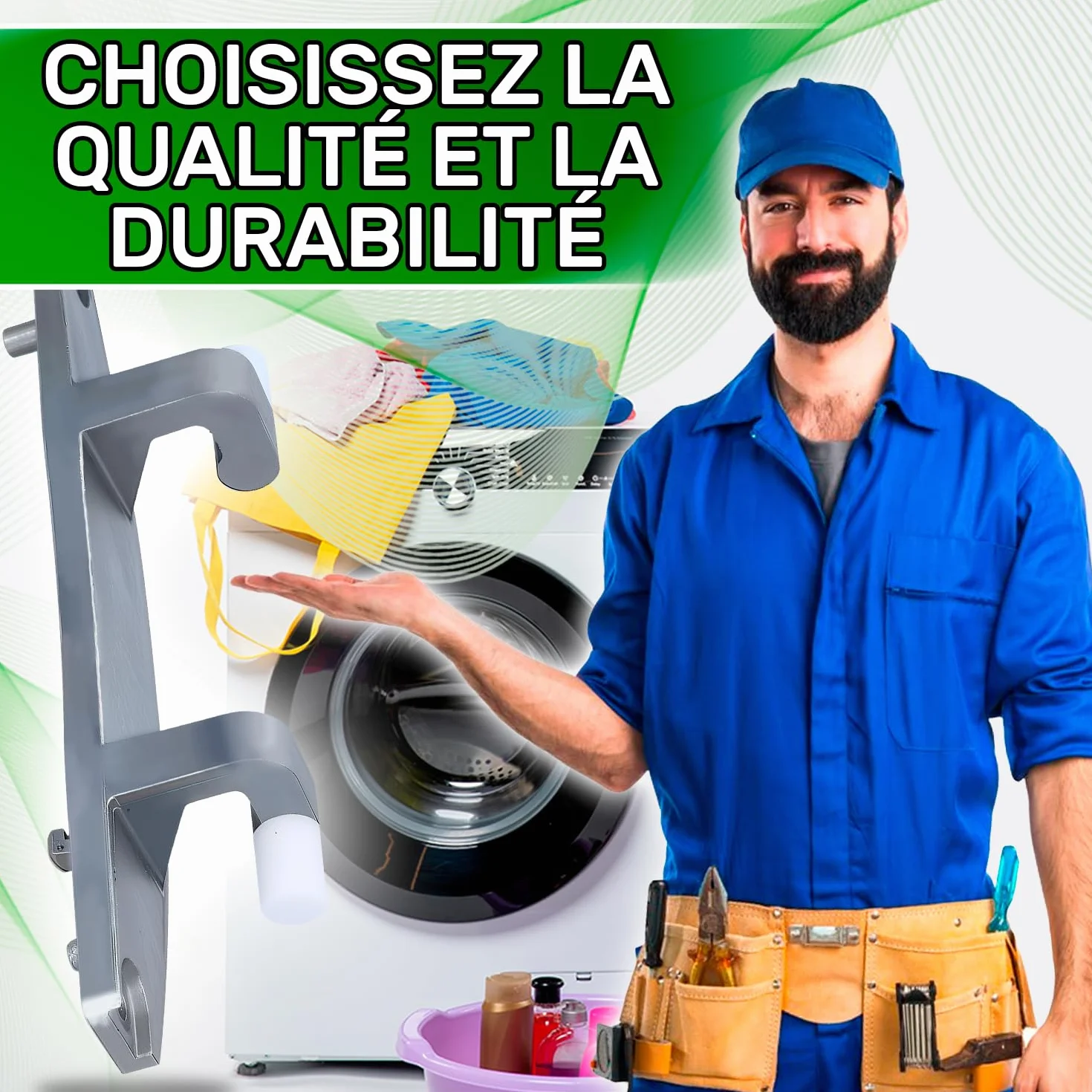 Charnière de Porte de Machine a Laver avec Code Original 620835 00620835 655117 605319 608936 pour Bosch pour Siemens pour Balay pour Constructa pour Neff - Garantie de 5 Ans - ONIX TECH