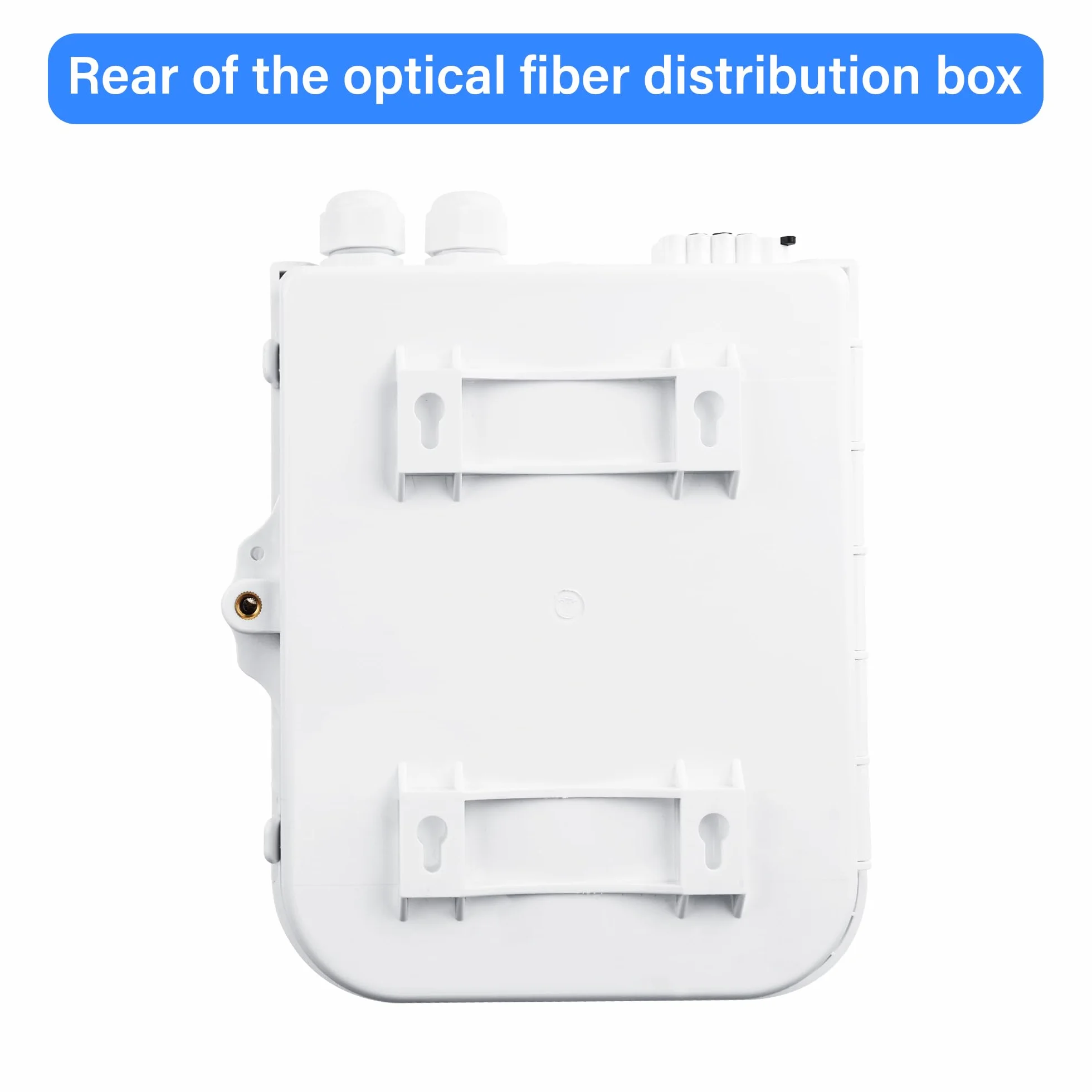 Boîte de distribution à fibre optique à 8 cœurs, boîte de jonction à fibre ABS étanche, adaptée à une utilisation intérieure et extérieure