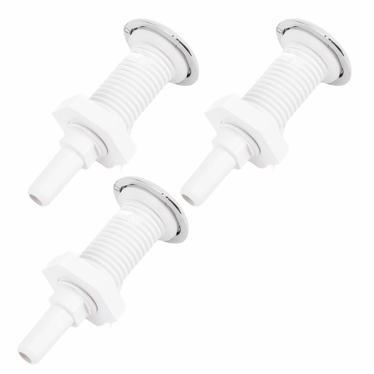 Lot de 3 buses d'air PVC 30 mm droites pour piscines