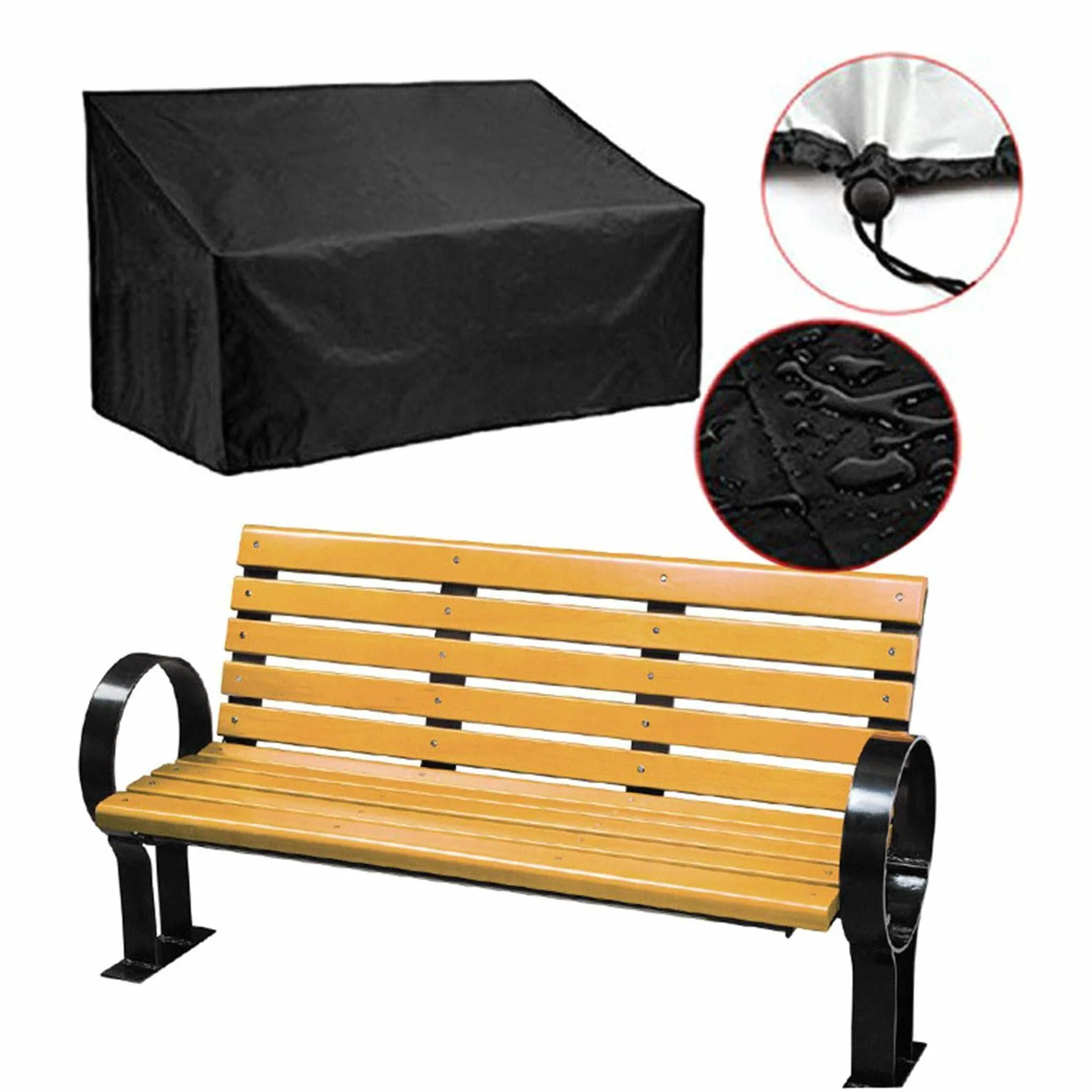 Jinmen canapé d'extérieur imperméable protection banc chaise