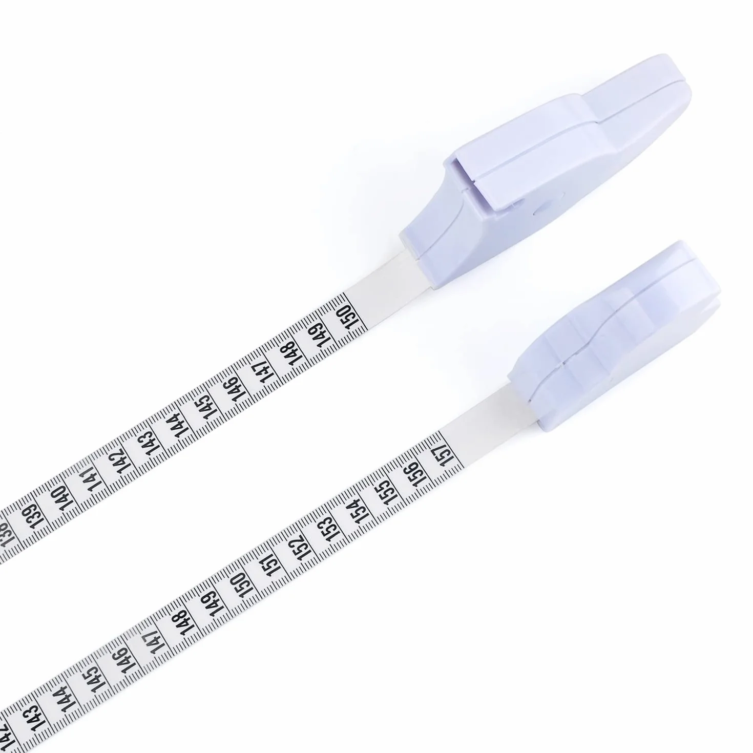 WINTAPE Mètre ruban 150 cm Blanc Rétractable