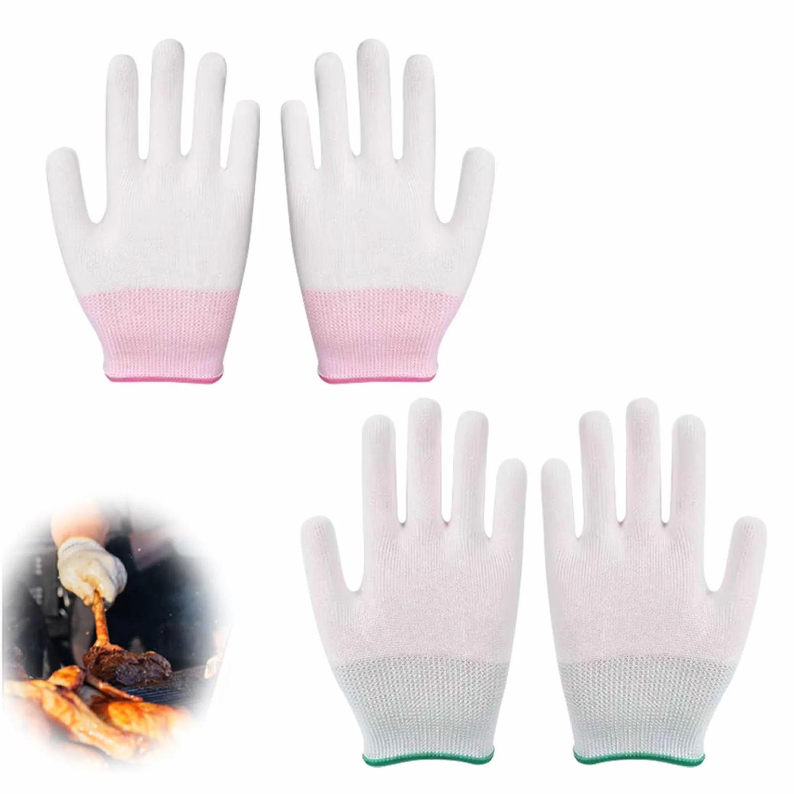 Gants Résistants à la Chaleur Professionnels - Gants Anti Chaleur pour Cuisine, Barbecue, Jardinage