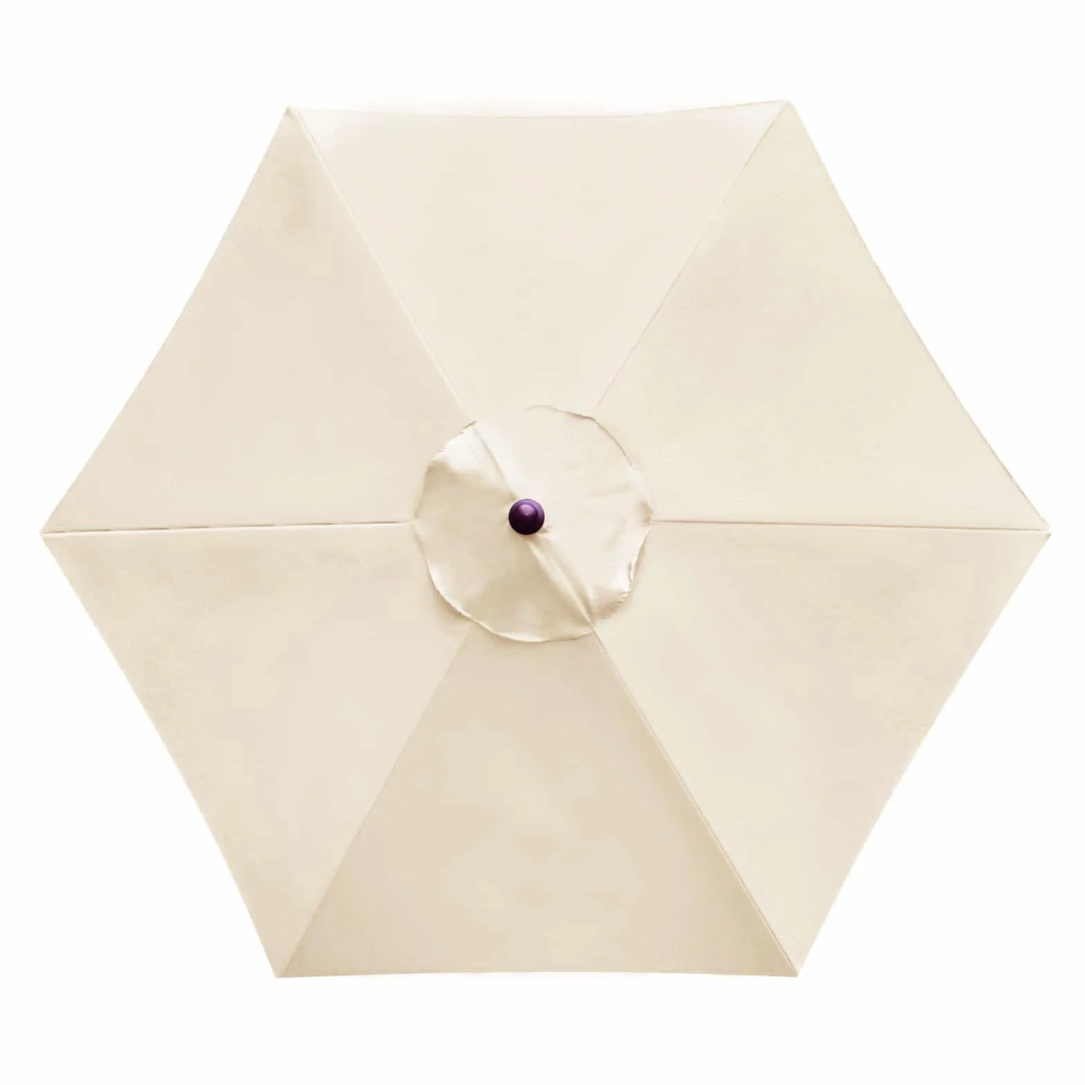 Housse de Remplacement Toile de Parasol Jardin 2.7m 3.0m pour 6 Bras 8 Bras