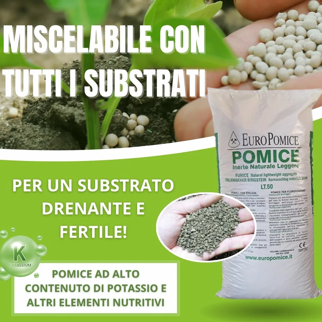 Pomice 3/6 mm 32 kg 50 lt