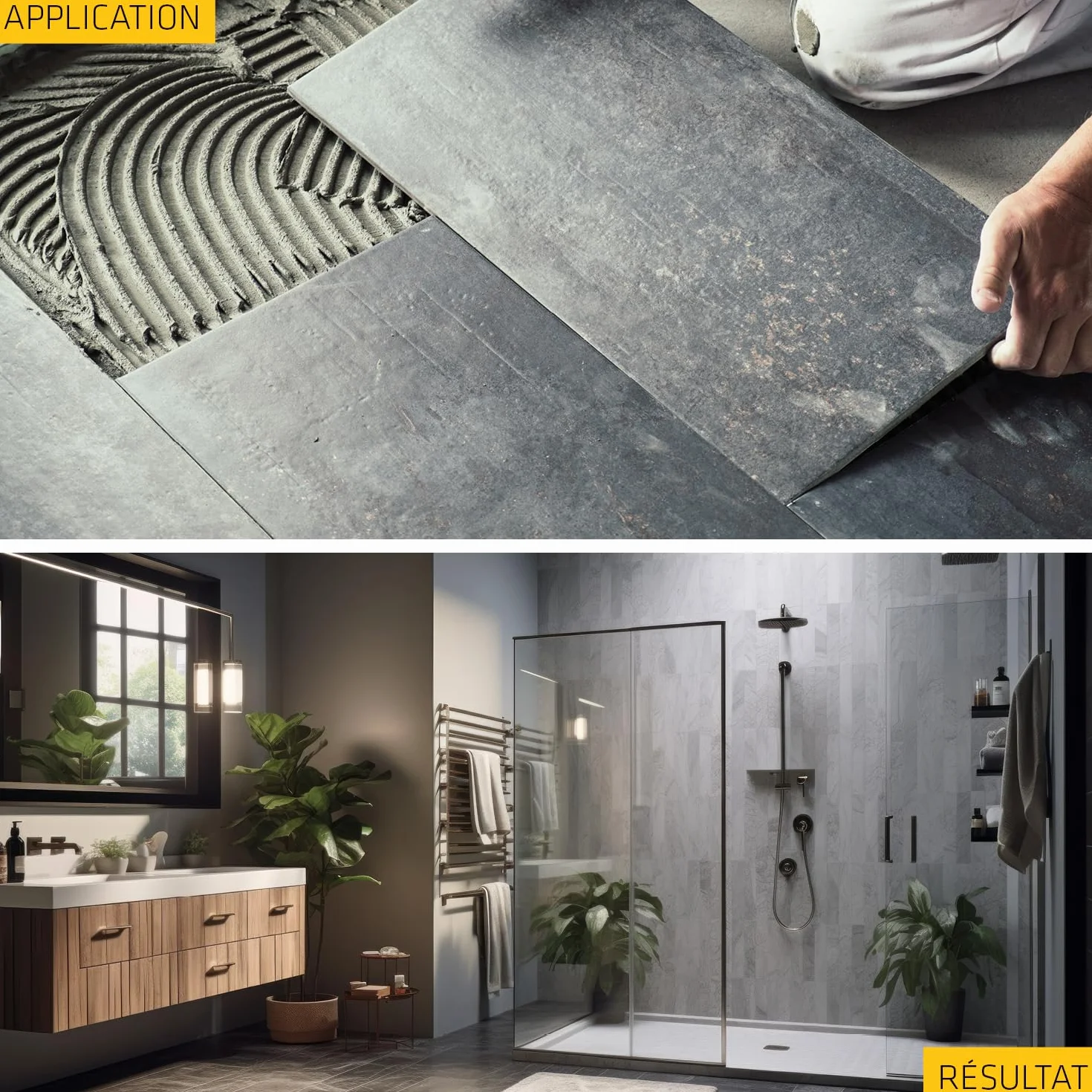 SIKA - Colle à carrelage à double consistance sans poussières - SikaCeram 200 FLEX Blanc - Tous types de carreaux (3600cm² max) - Murs et Sols - Intérieur et Extérieur - 5kg