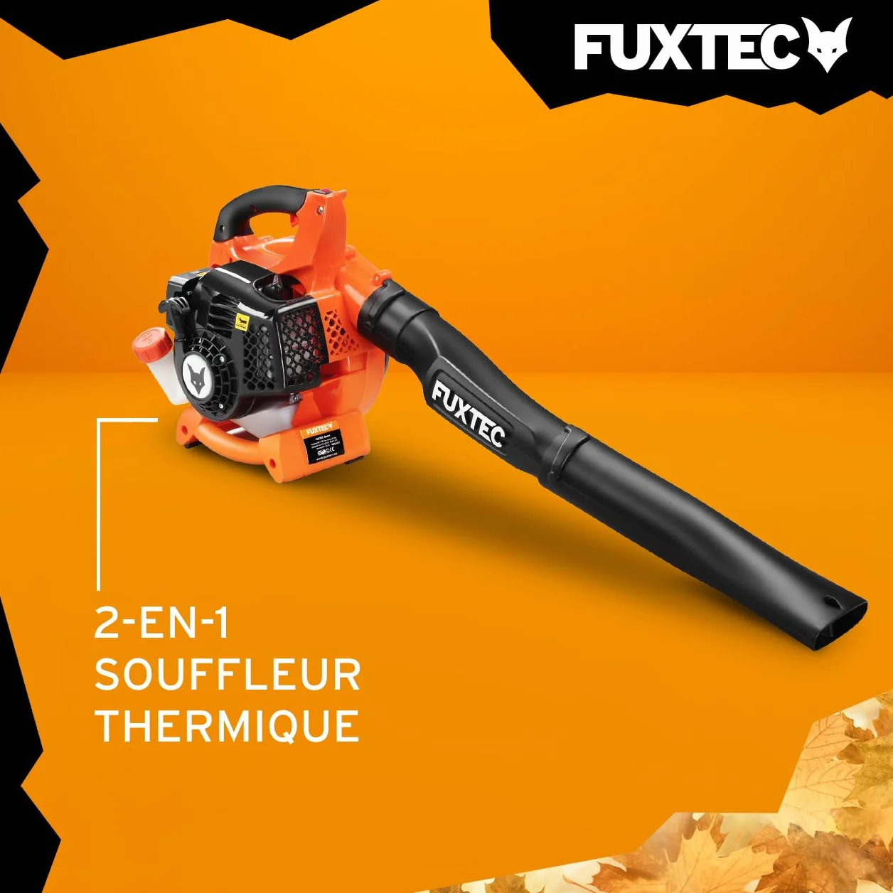 Souffleur De Feuilles Thermique 2en1 FUXTEC FX-LB126 71 m/s Aspirateur Broyeur