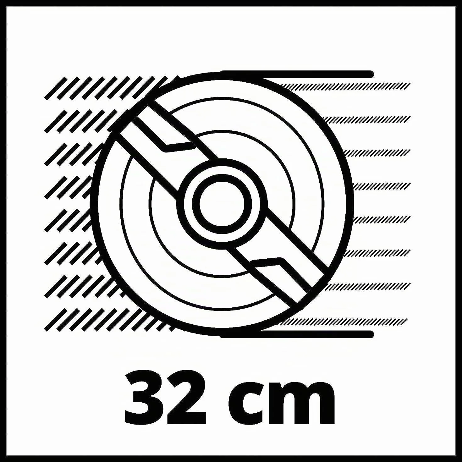 Einhell Tondeuse à Gazon Électrique GC-EM 1032 1000 W Largeur de Coupe 32 cm Bac 30 L