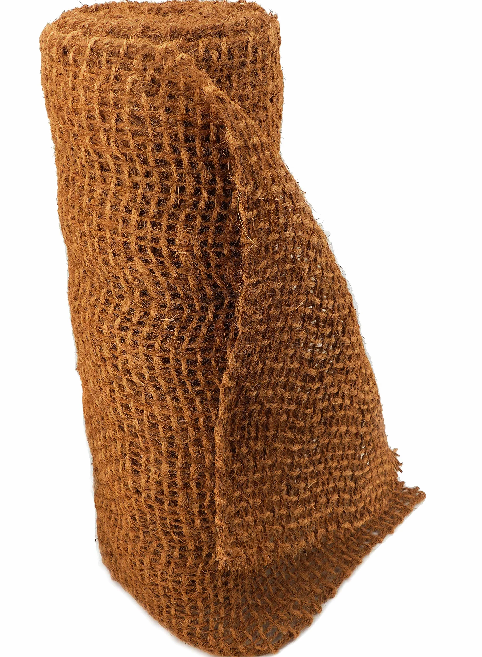 Natte en fibre de coco anti-érosion 12 m x 1 m 750 g pour bassin de jardin
