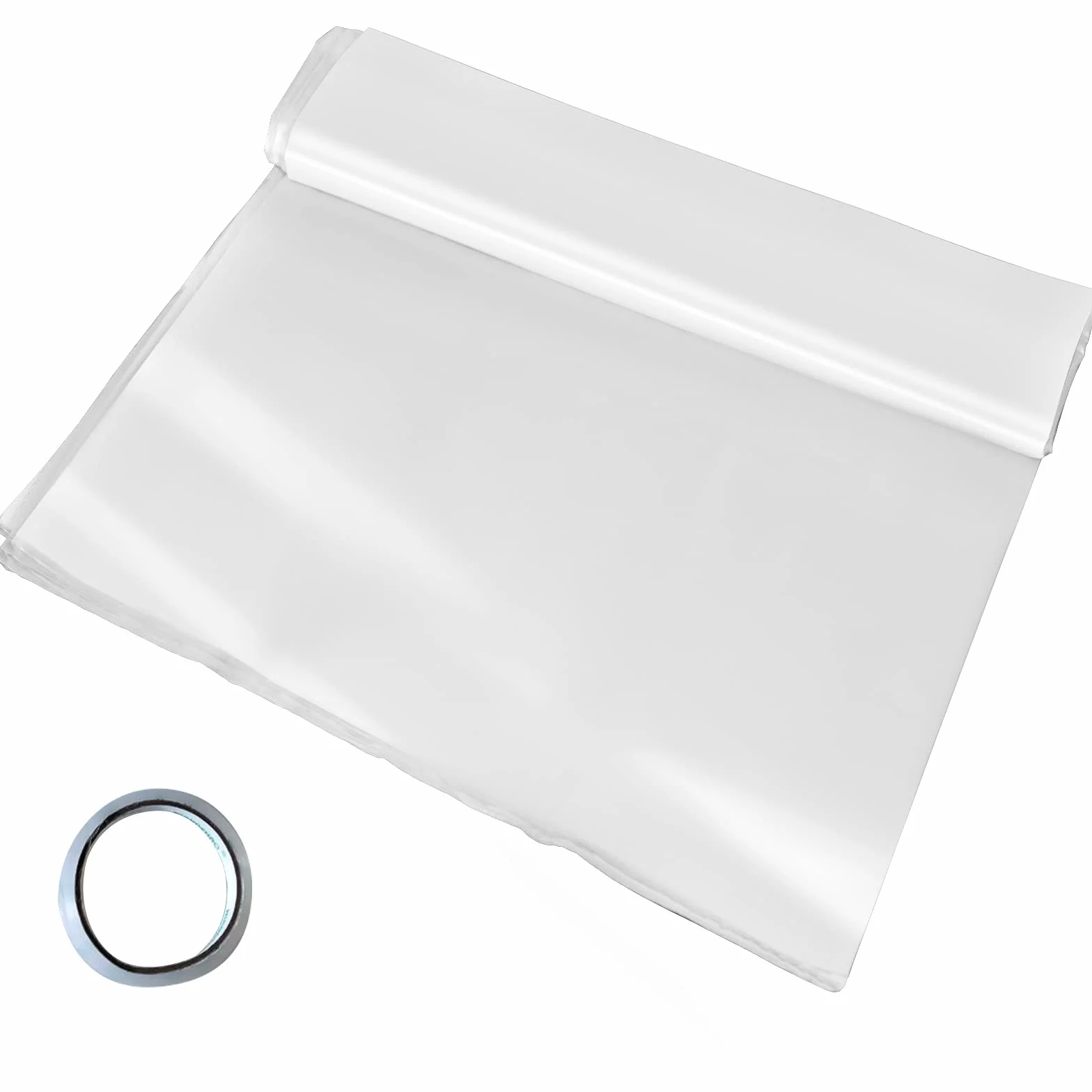 VEVOR Film à Effet de Serre 6 x 8,5 m Polyéthylène 0,15 mm Housse de Protection