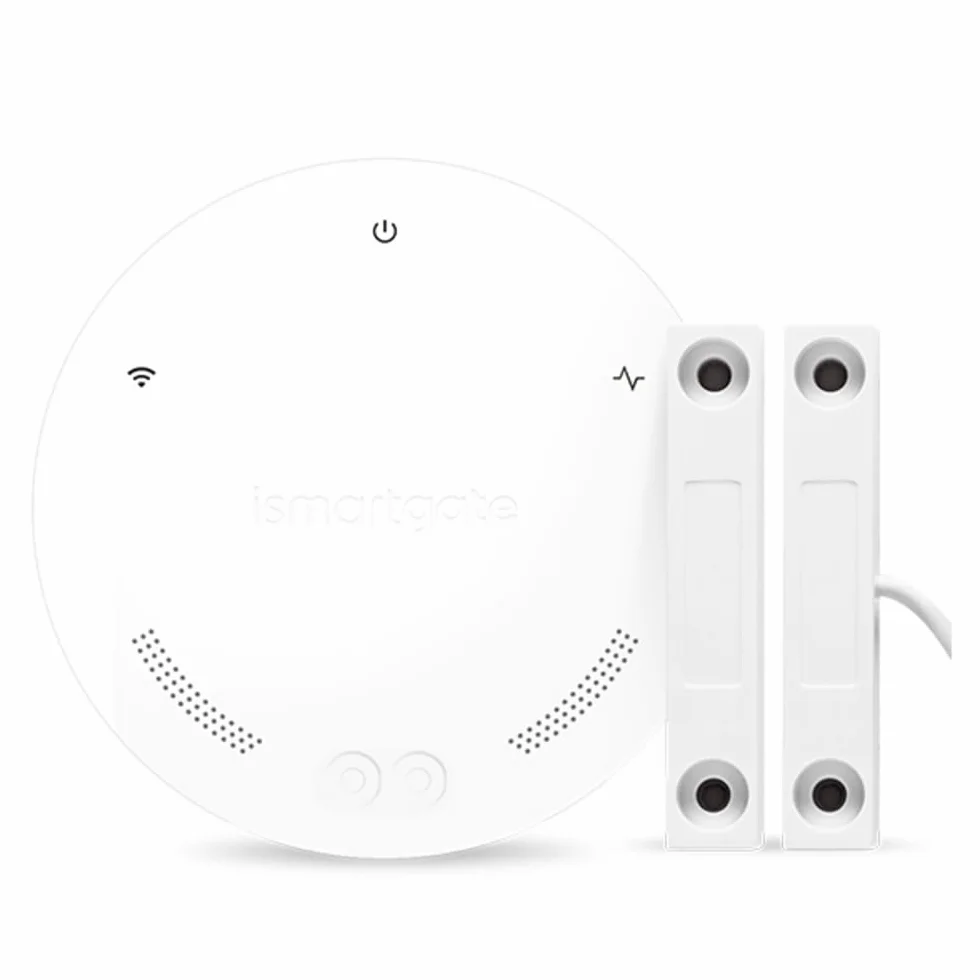 ismartgate Mini Smart Wi-FI Ouvre-Porte Compatible avec Amazon Alexa, Google Home, Samsung SmartThings et iFTTT (Version capteur Filaire)