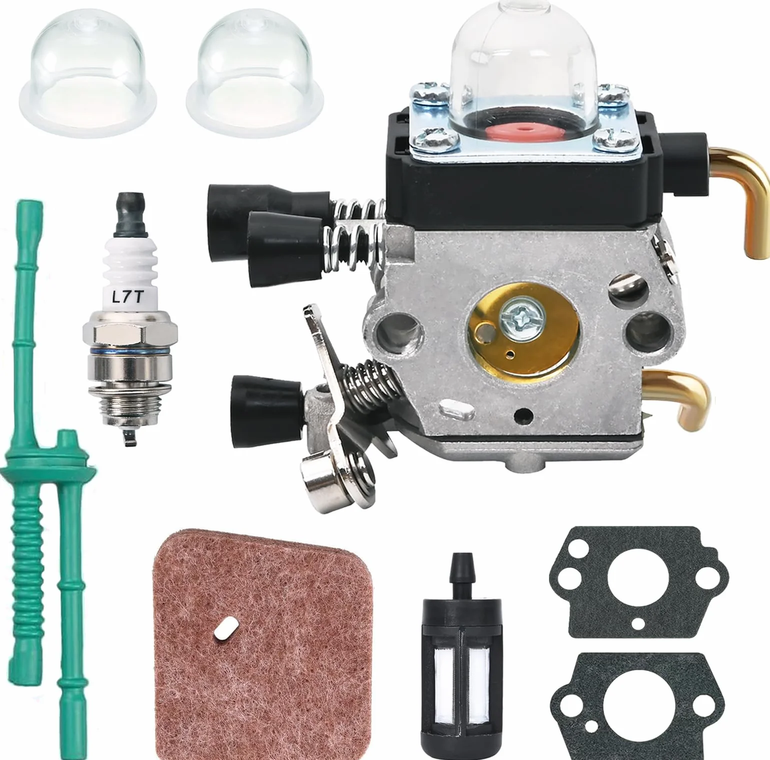 Kit Carburateur STIHL FS38 FS55 FS45 FS46 FC55 KM55 HS45 Débroussailleuse Pièces Rechange Carbu