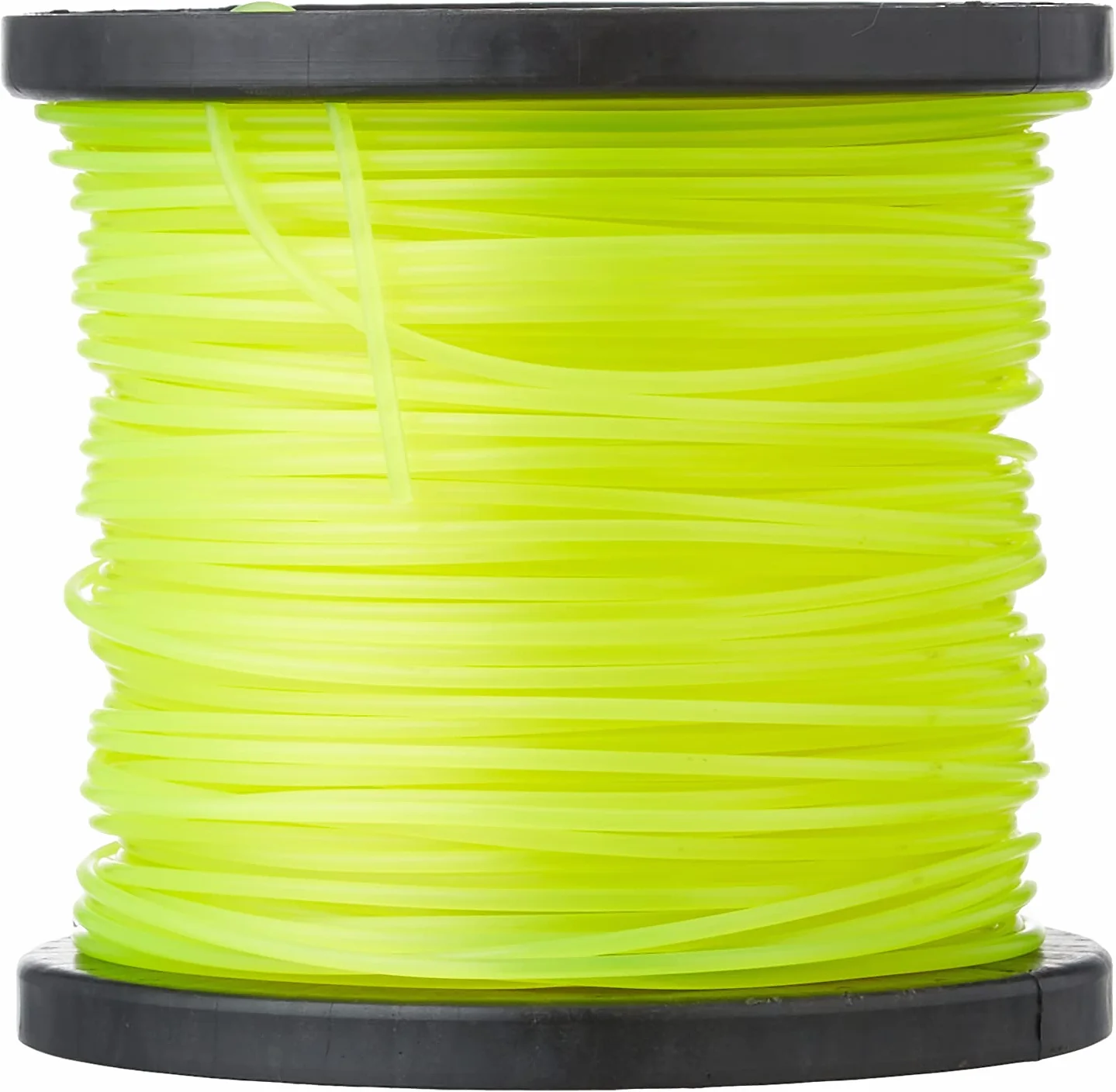 Riegolux 107642 Fil de débroussailleuse Nylon Rond 2,4 mm x 100 m Jaune
