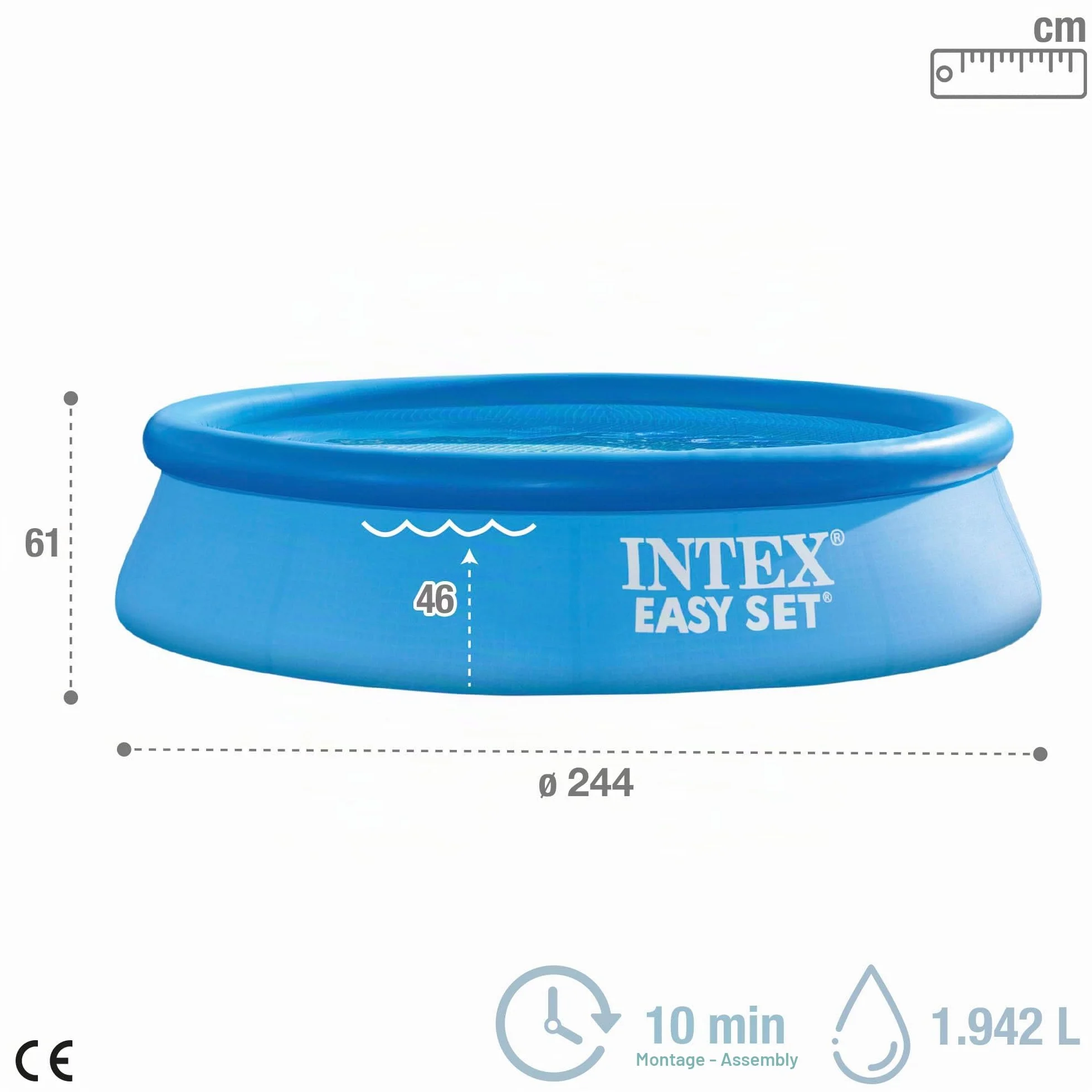 Easy Set Pool Set 8 ft x 24 in