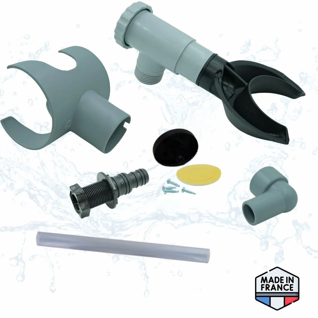 Récupérateur d'eau de pluie CAPT'EAU pour conduits circulaire GRIS