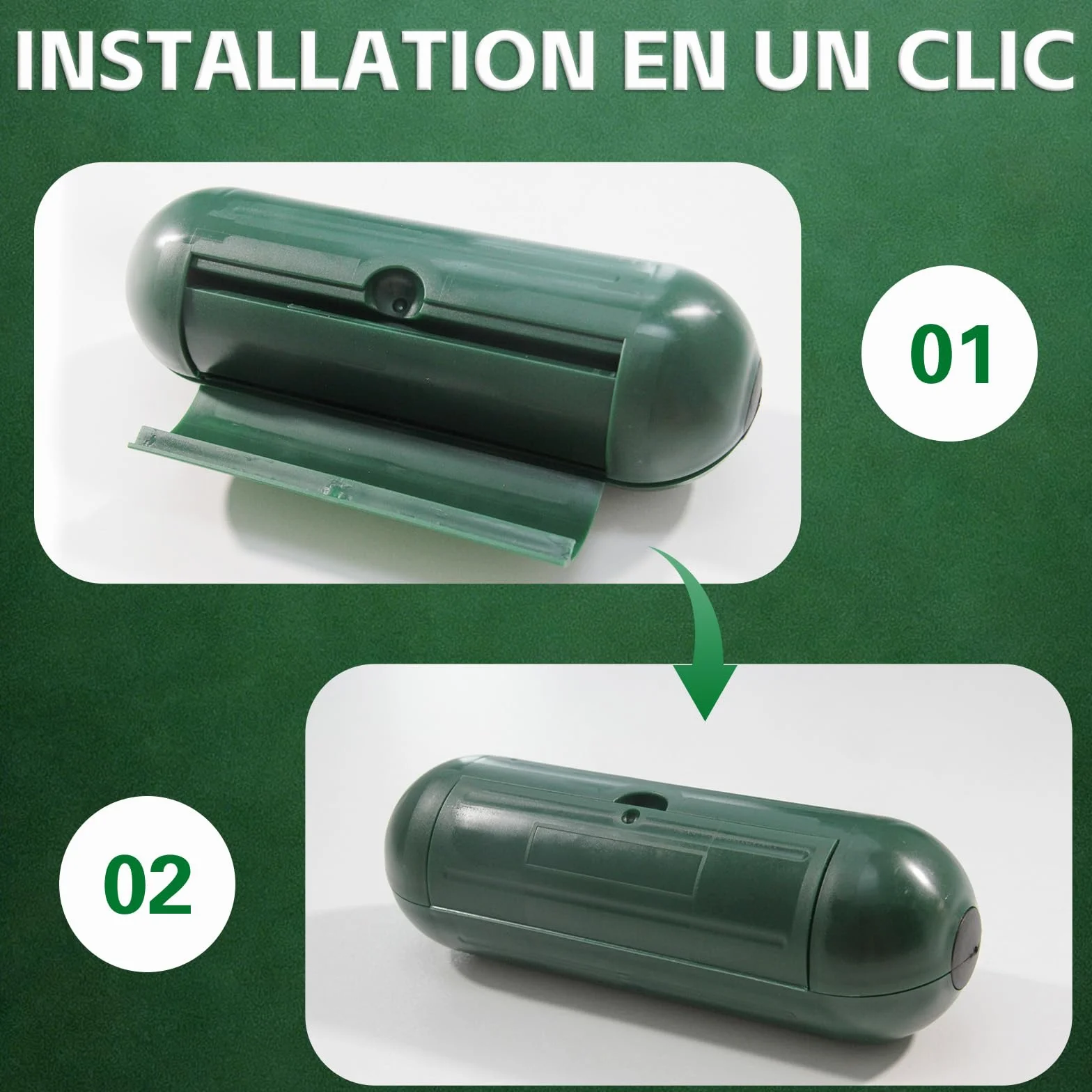 Boîtier Électrique Étanche IP55 | Protection Prise Extérieure Antichoc | Boîte Verte pour Rallonges (20.5x12.5x8cm) | adapté pour une utilisation en intérieur et dans des espaces extérieurs couverts