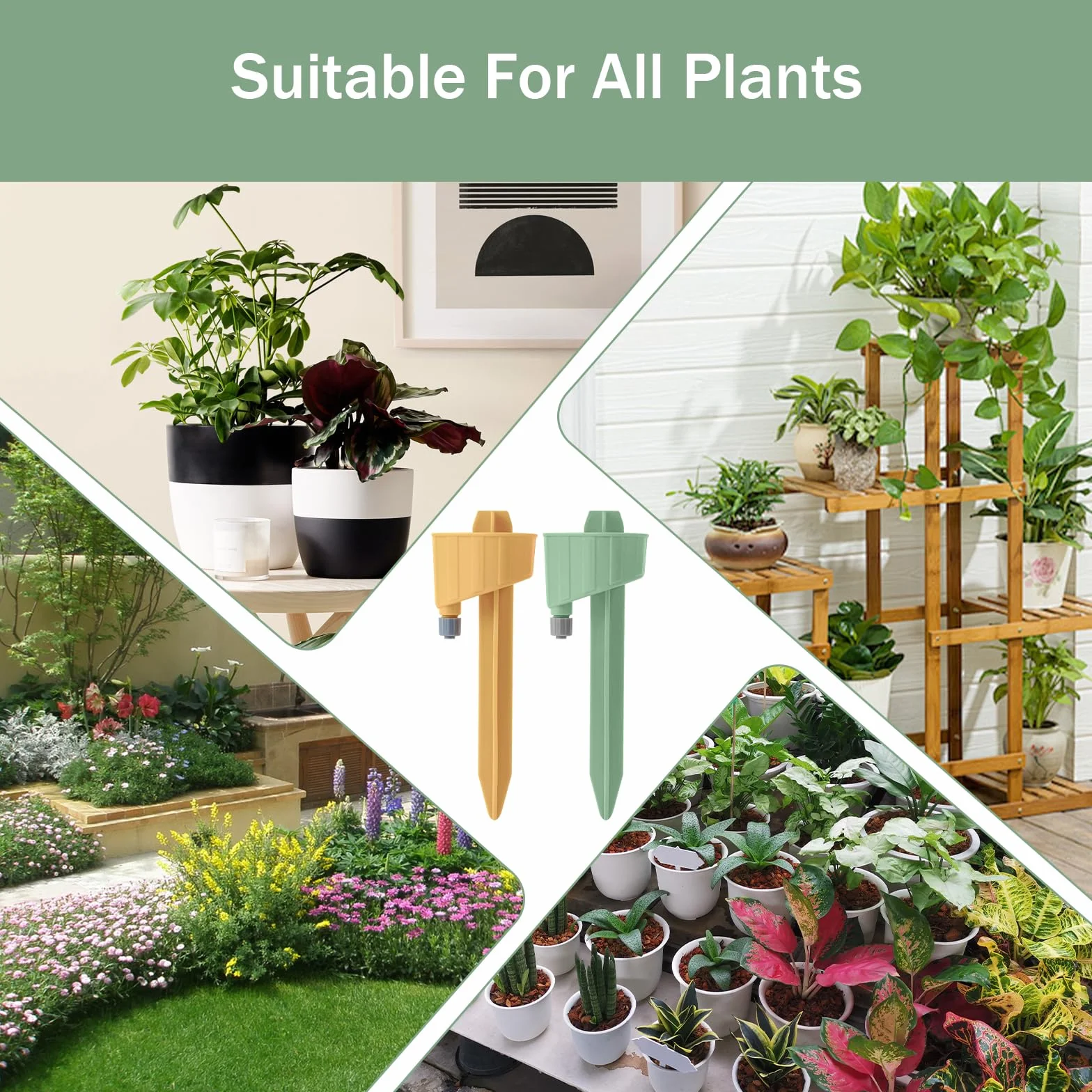 Arrosage Automatique Réglable Lot de 8 pour Plantes en Pot et Jardin