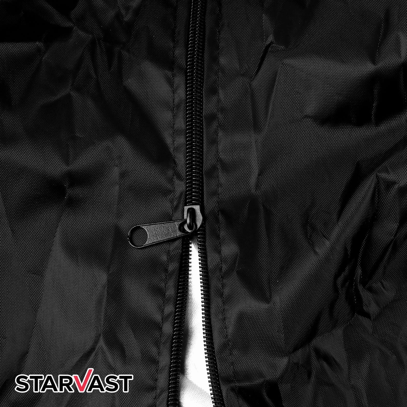 STARVAST Lot de 2 Sacs de Rangement pour Coussins de Jardin - Housse de Protection Oxford avec Poignée - Noir 173 cm