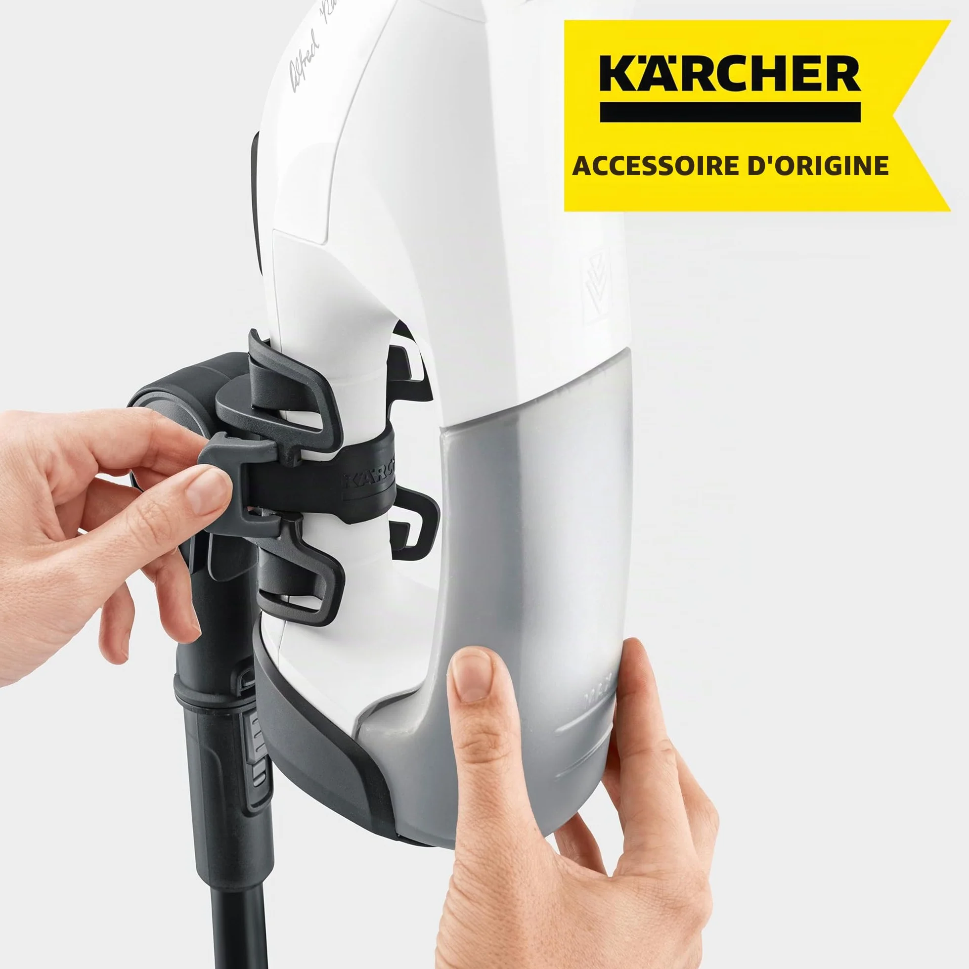 Kärcher Kit d'extension (pour tous les Kärcher WV et KV 4, extensible de 0,6 à 1,5 mètres, lot de 2 barres télescopiques, pour atteindre facilement les surfaces de fenêtre surélevées)., Taille unique