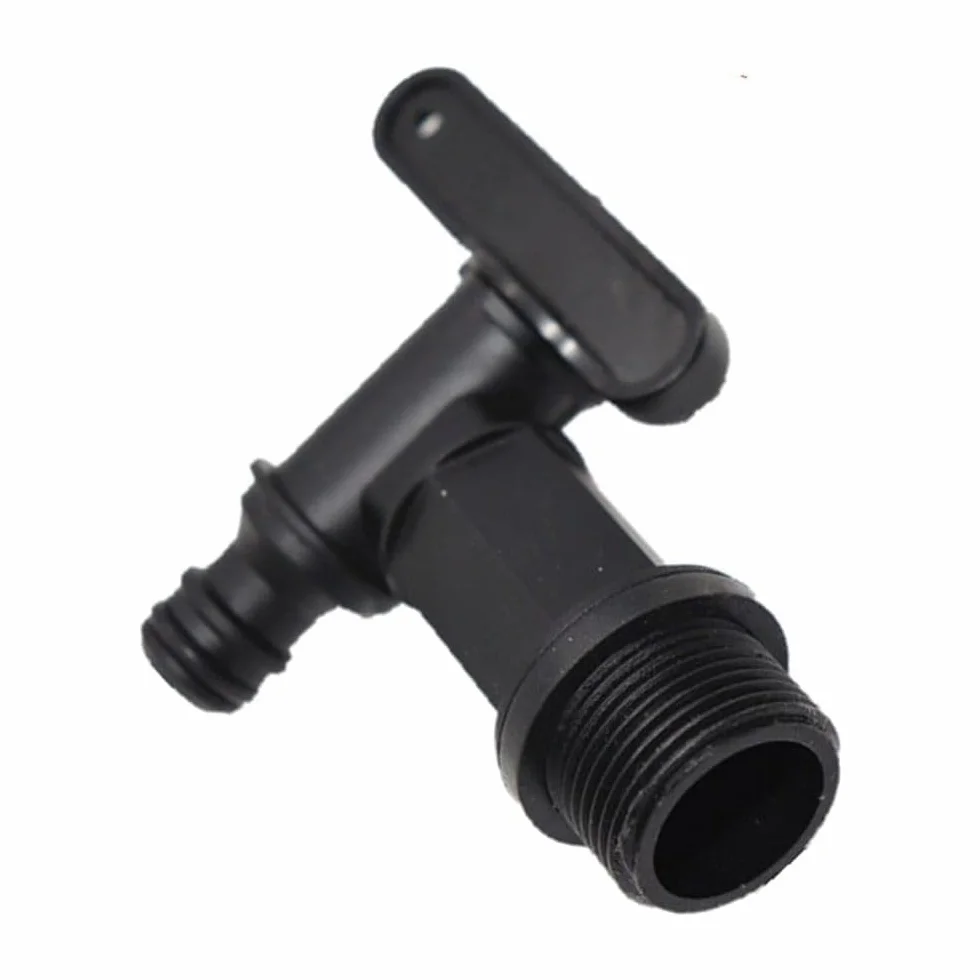 Robinet Cuve Plastique 3/4 Adaptateur Tuyau Arrosage Baril de Pluie Lot de 2