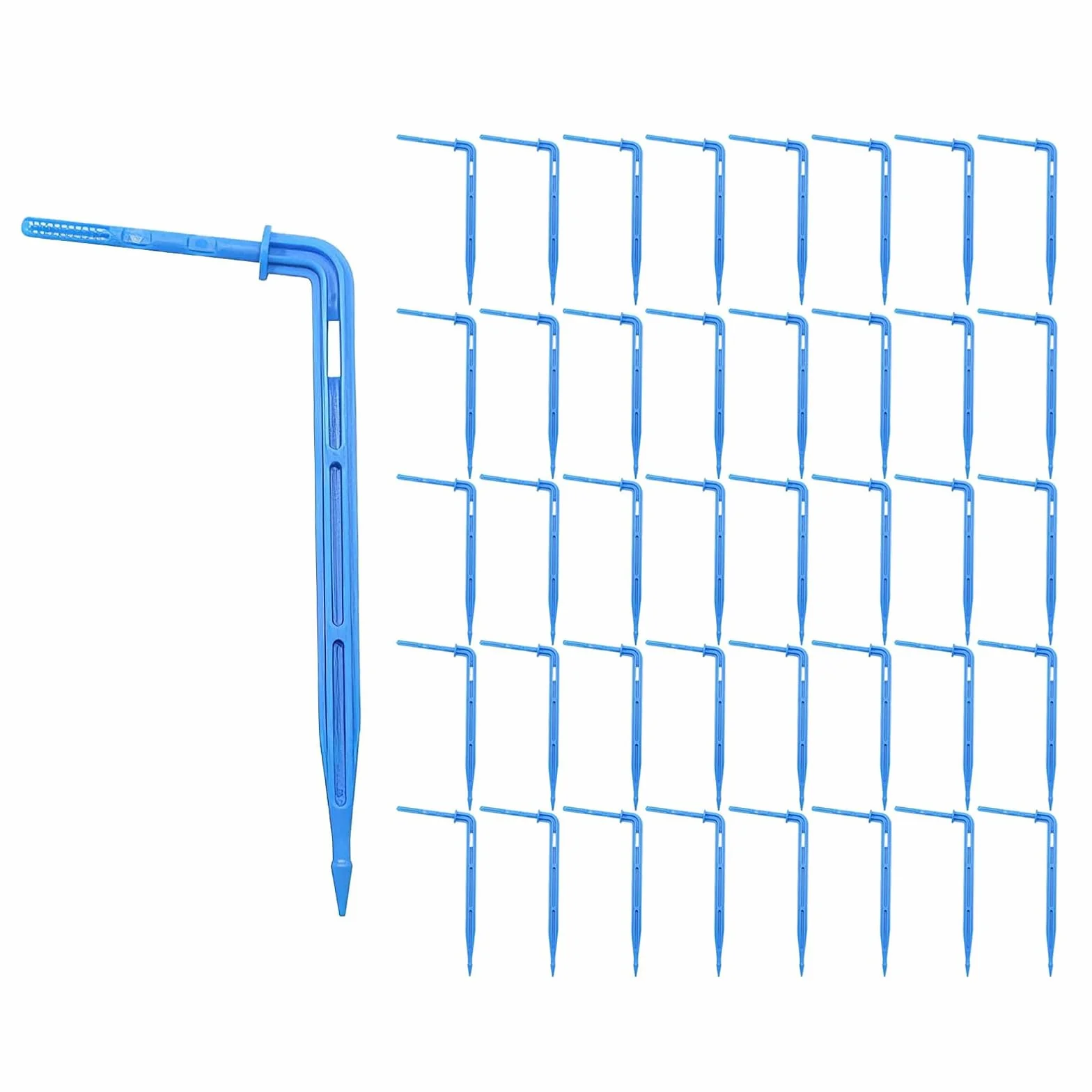 Kit d'Irrigation Goutte à Goutte 40 Pièces, Micro Asperseur pour Tube 3/5 mm, Jardin Serre Bleu