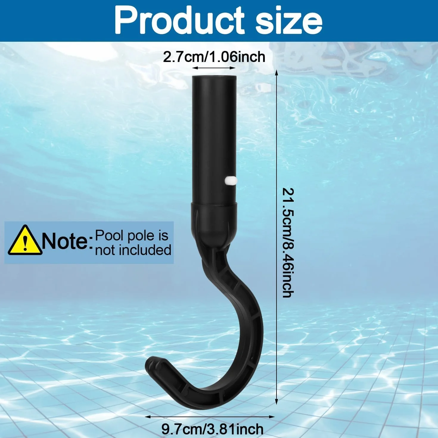 Crochet de Nettoyage de Piscine, Accessoire pour Robot Aspirateur