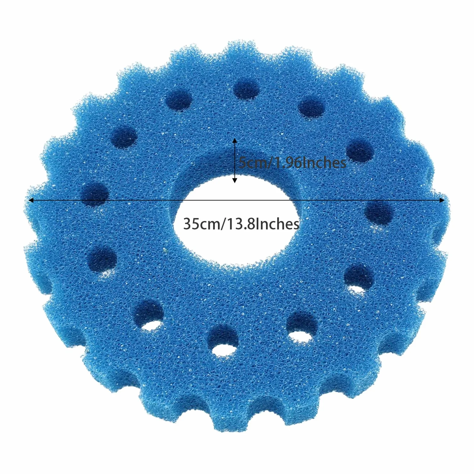Lot de 7 éponges filtrantes CPF/CPA-50000 compatibles SunSun pour filtre de bassin haute efficacité