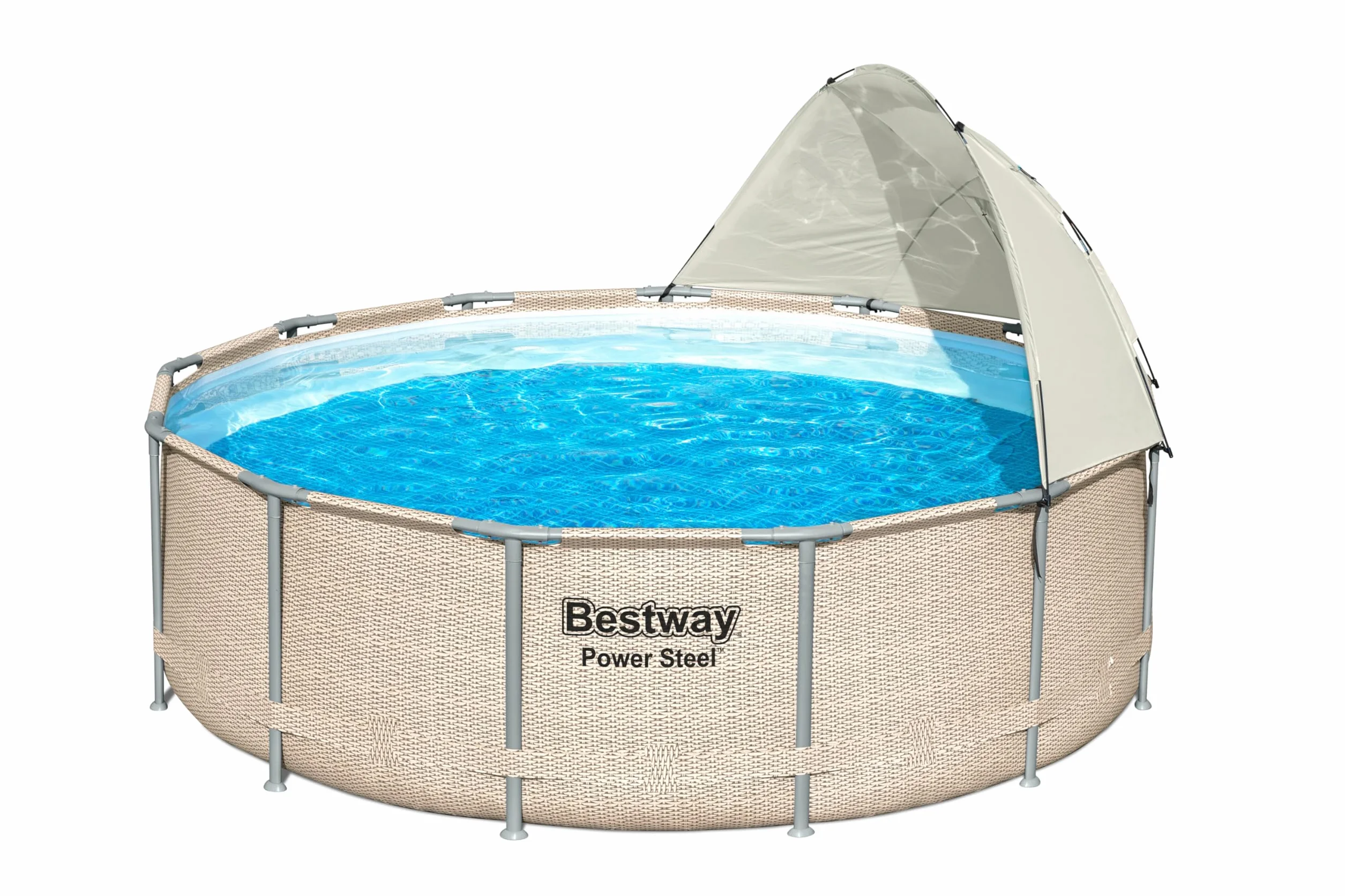 Auvent pour piscines tubulaires rondes 3,05-5,49m diamètre