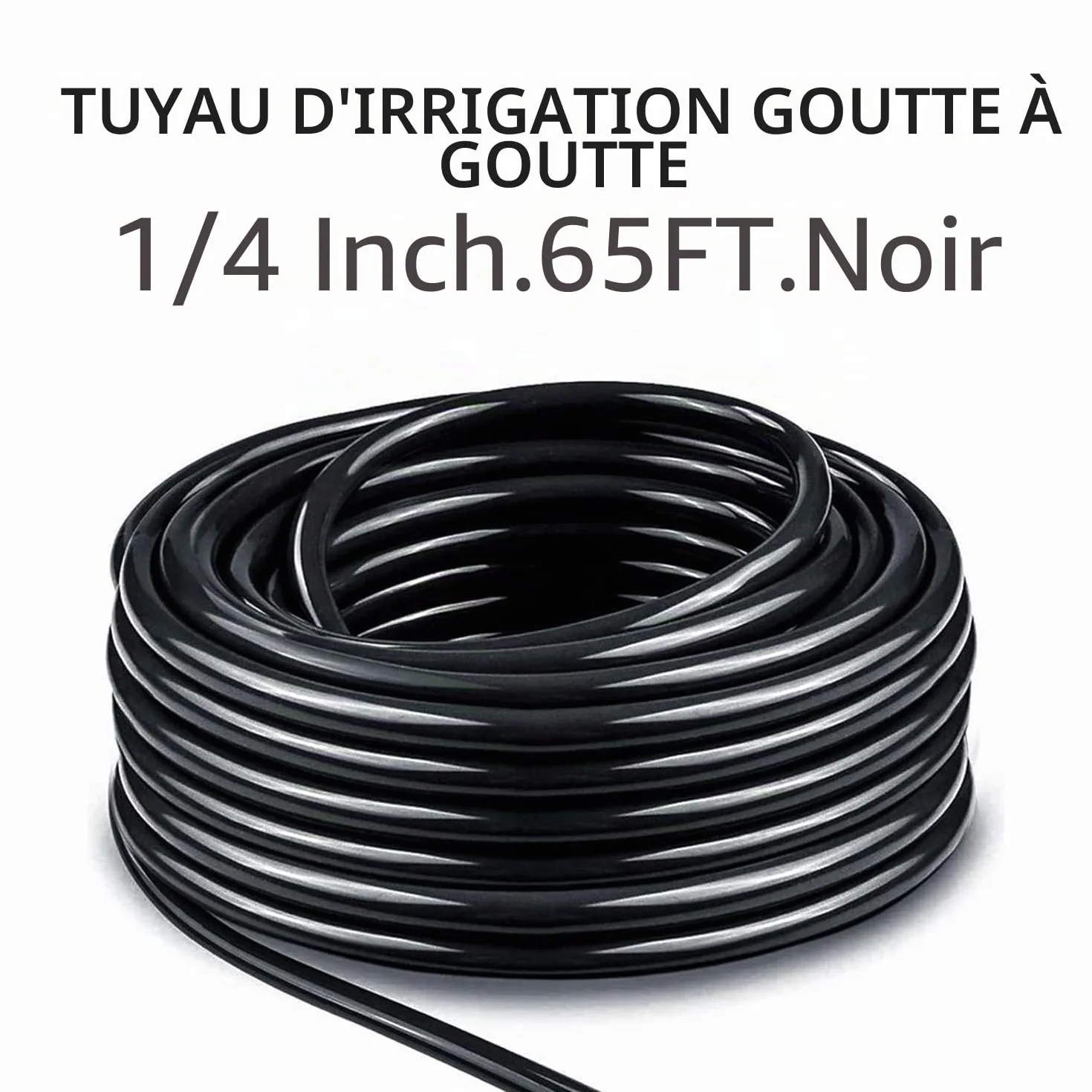 Tuyau d'irrigation goutte à goutte Tesmotor 4x6 mm flexible durable pour système automatique