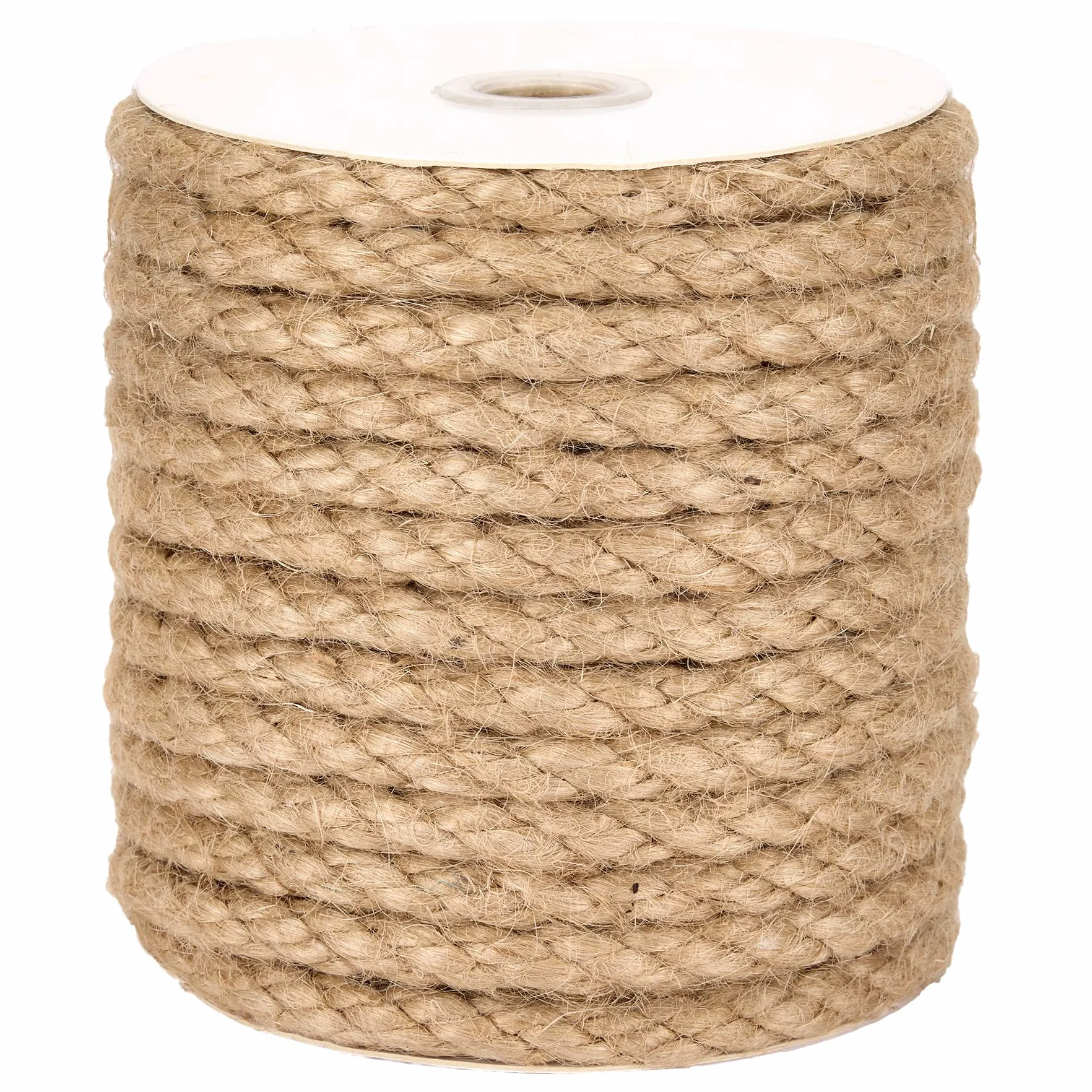 La Cordeline Corde de Jute Naturelle Torsadée Ø 10 mm x 15 m – Corde Épaisse Rustique pour Décoration, Jardinage, DIY et Artisanat
