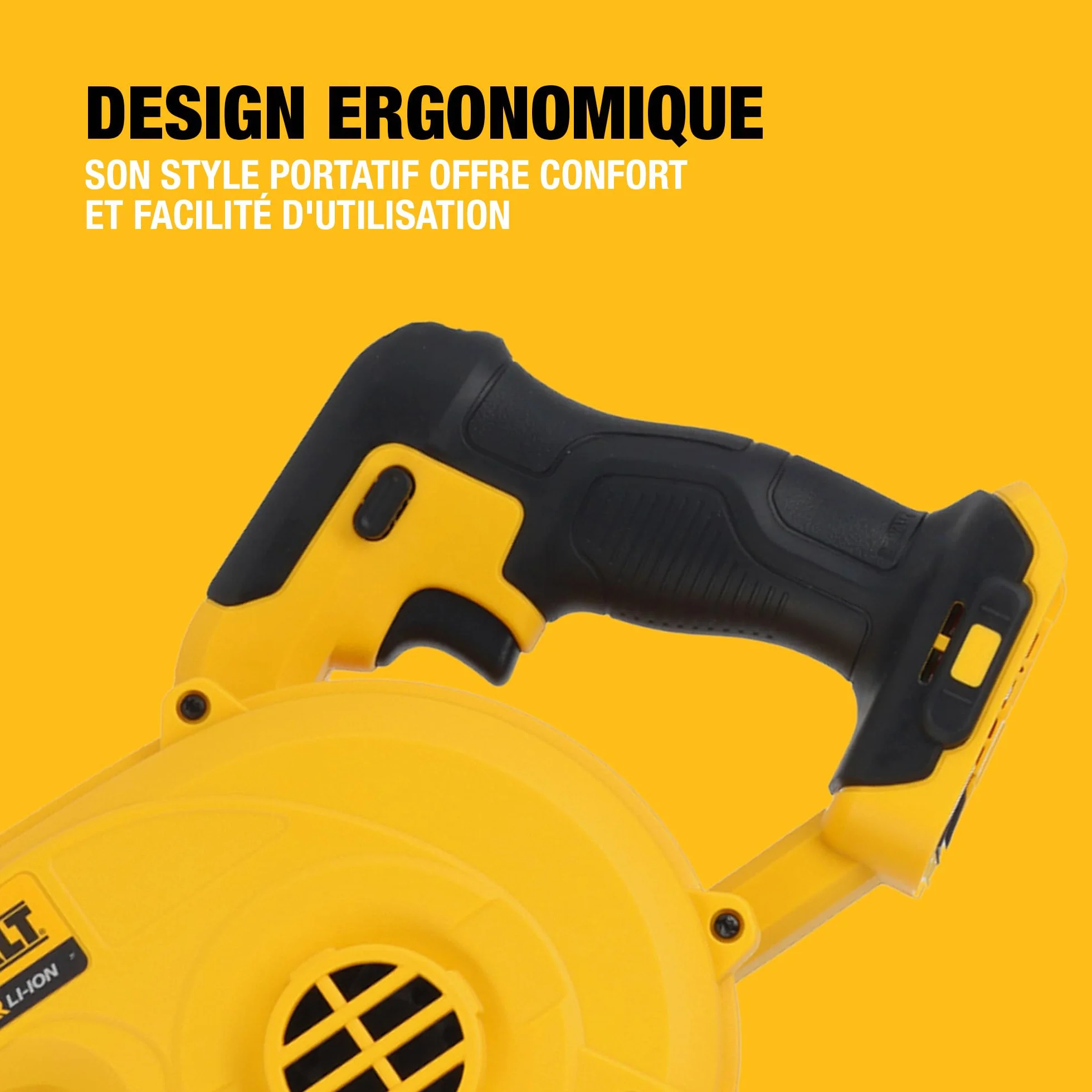 DEWALT Souffleur Compact 18V XR DCV100-XJ Outil Seulement