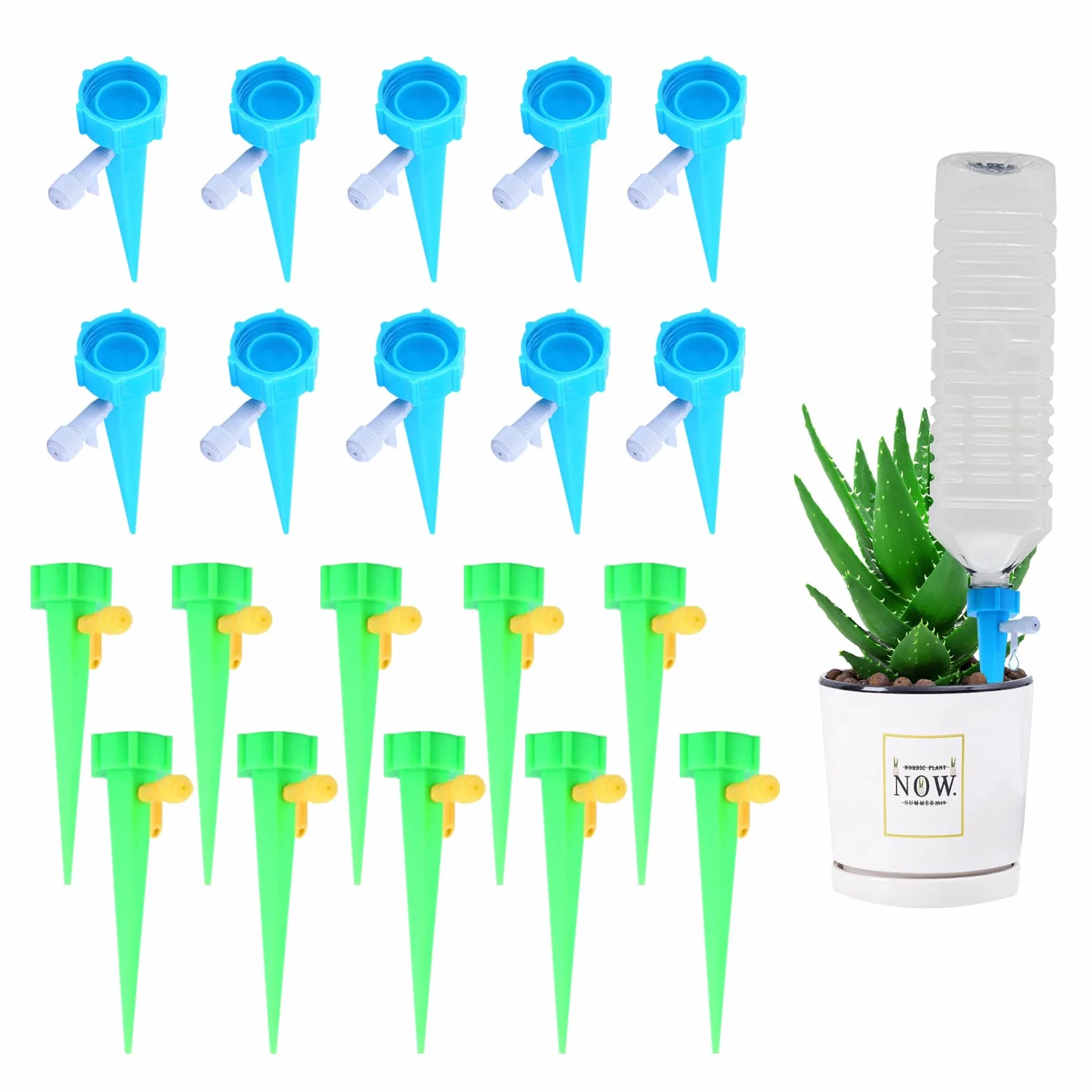 Kit Irrigation Goutte à Goutte Automatique 20 Pièces pour Plantes Jardin Intérieur Extérieur