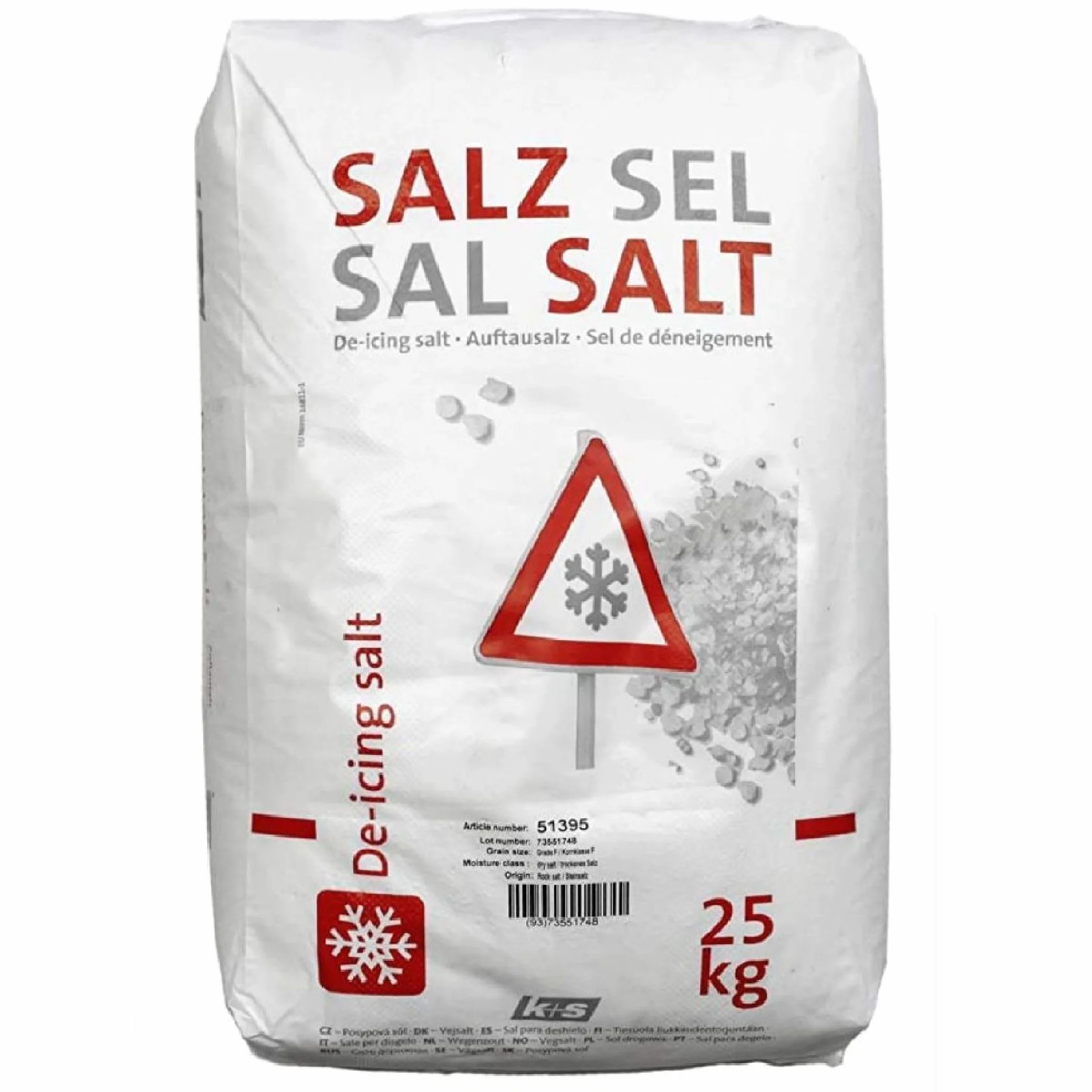 Sel de décongélation 25 kg