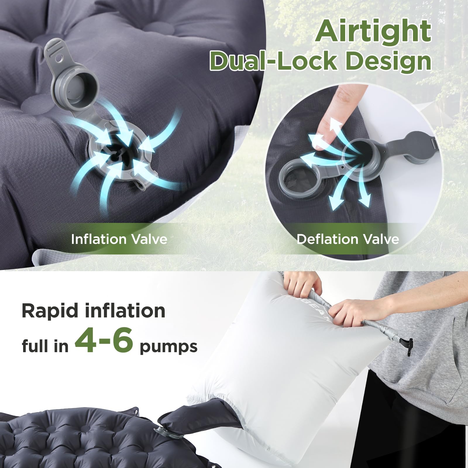 Ultralight 4-Inch Insulated All-Season Sleeping Pad