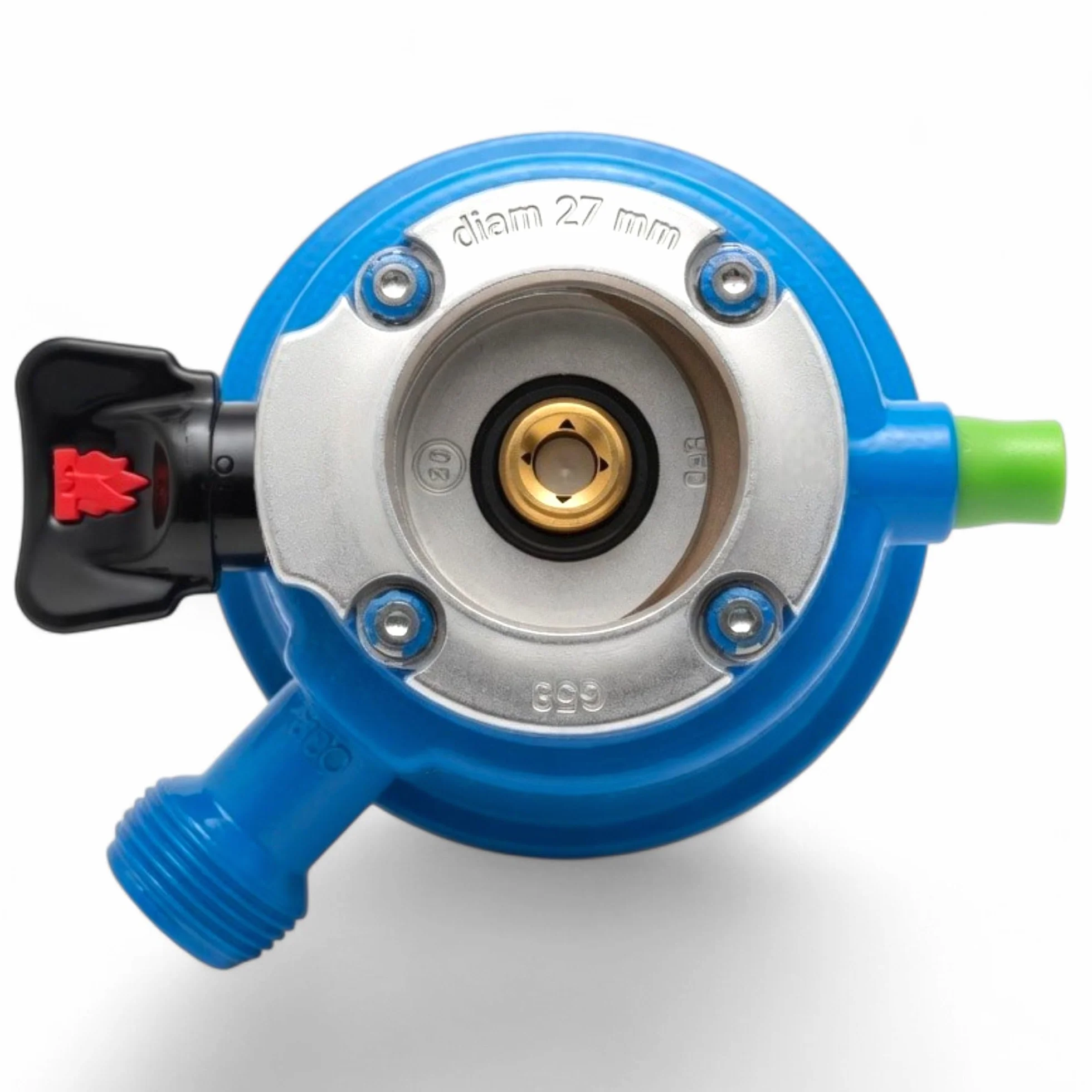 Détendeur Quick-on Ø27mm Butane Propagaz Cube Butagaz Viséo Butagaz