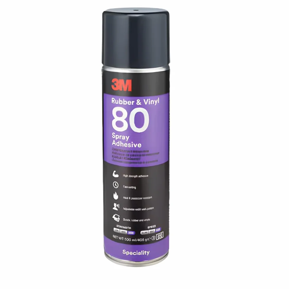 3M Colle aérosol 80 néoprène, Jaune, 500 mL