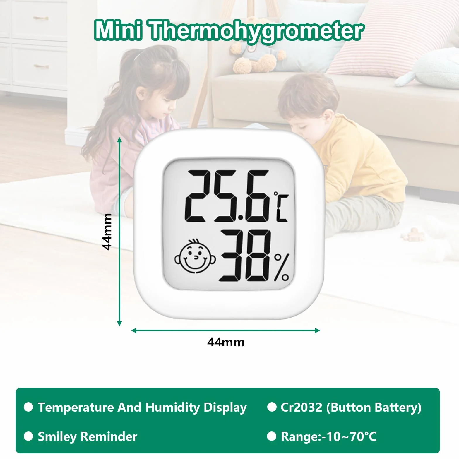 Hygromètre thermomètre intérieur LCD numérique lot de 5