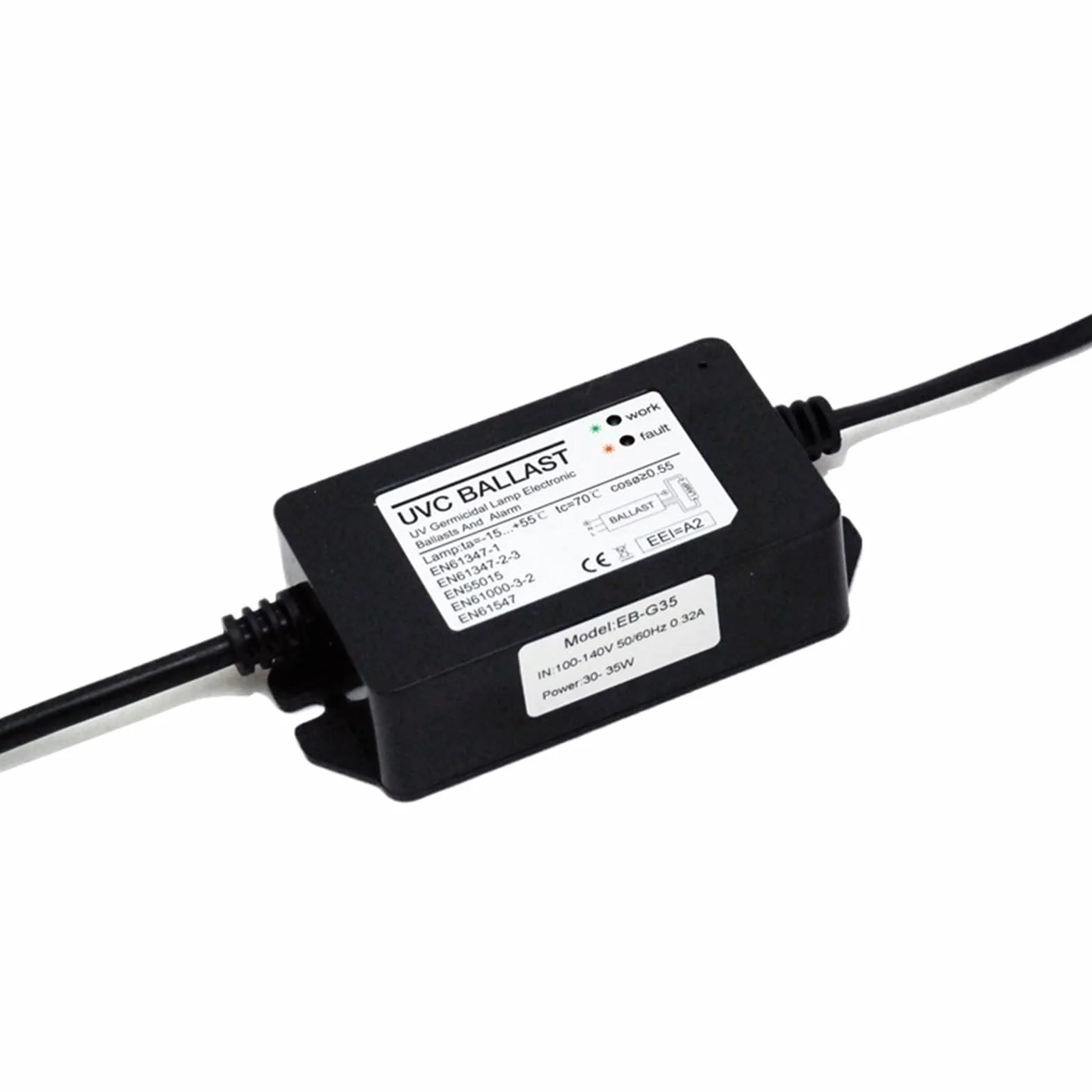 Générique Compatible avec Le Ballast EB-G55 40-55W avec Voyant Lumineux et Alarme sonore for Les systèmes de désinfection de l'eau(220V EU)