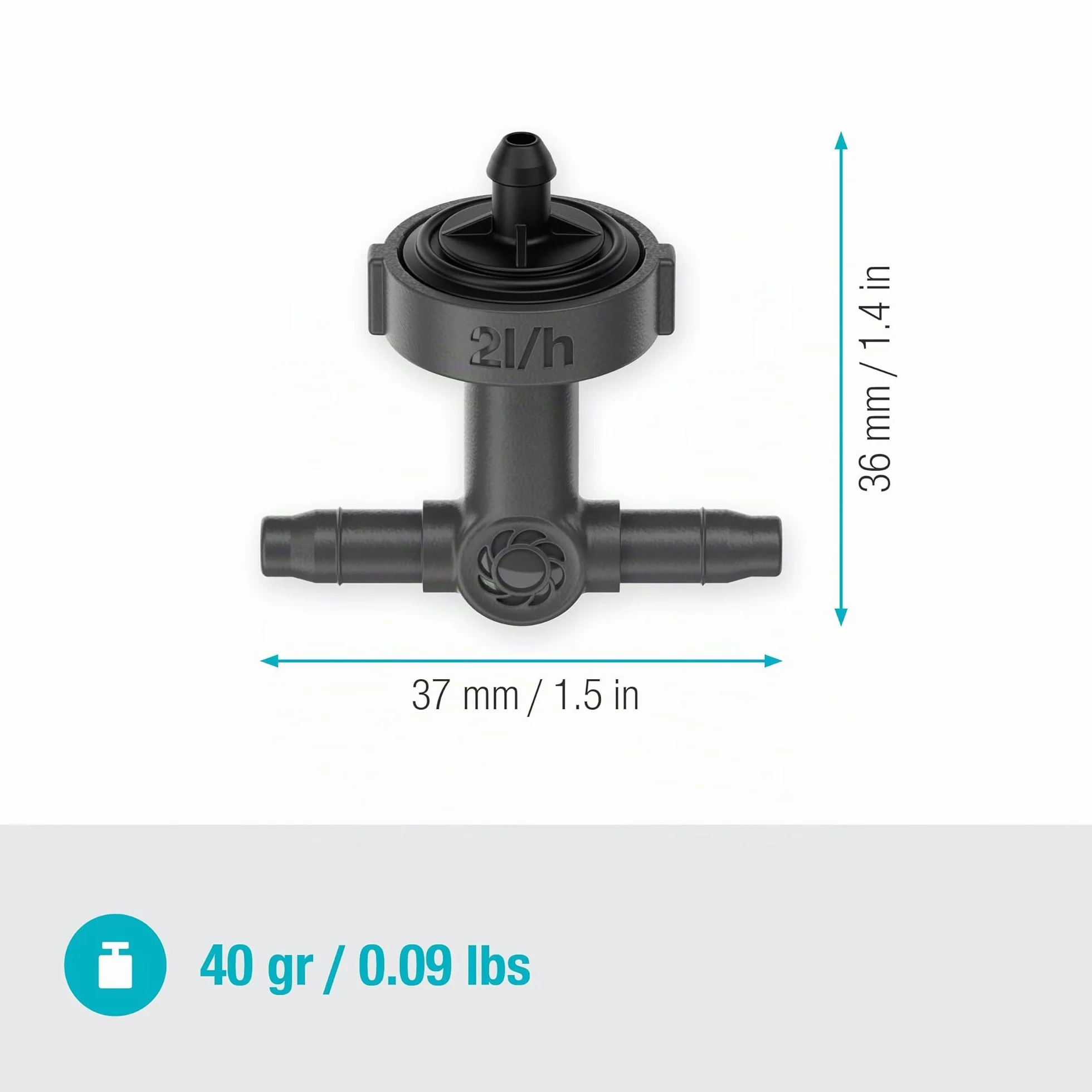 Gardena goutteur en ligne micro drip régulation de pression système arrosage auto 13312-20