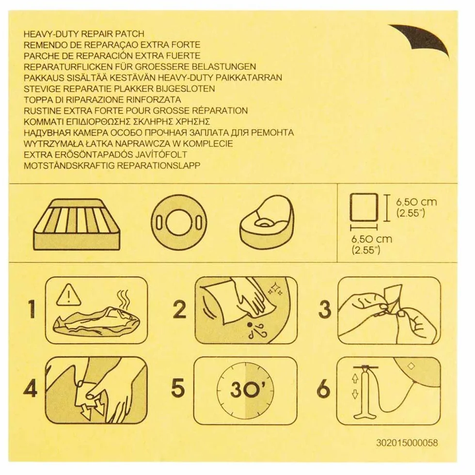 Bestway Heavy Duty Repair Patch 10 Units