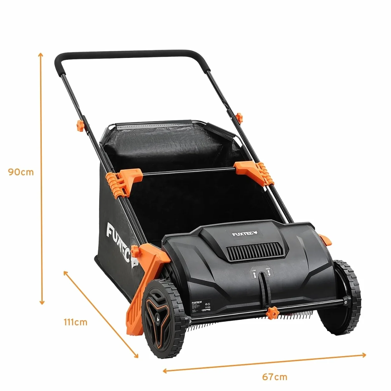 Fuxtec FX-LS52 Ramasseur de Feuilles 530 mm 100L 6,5 Kg