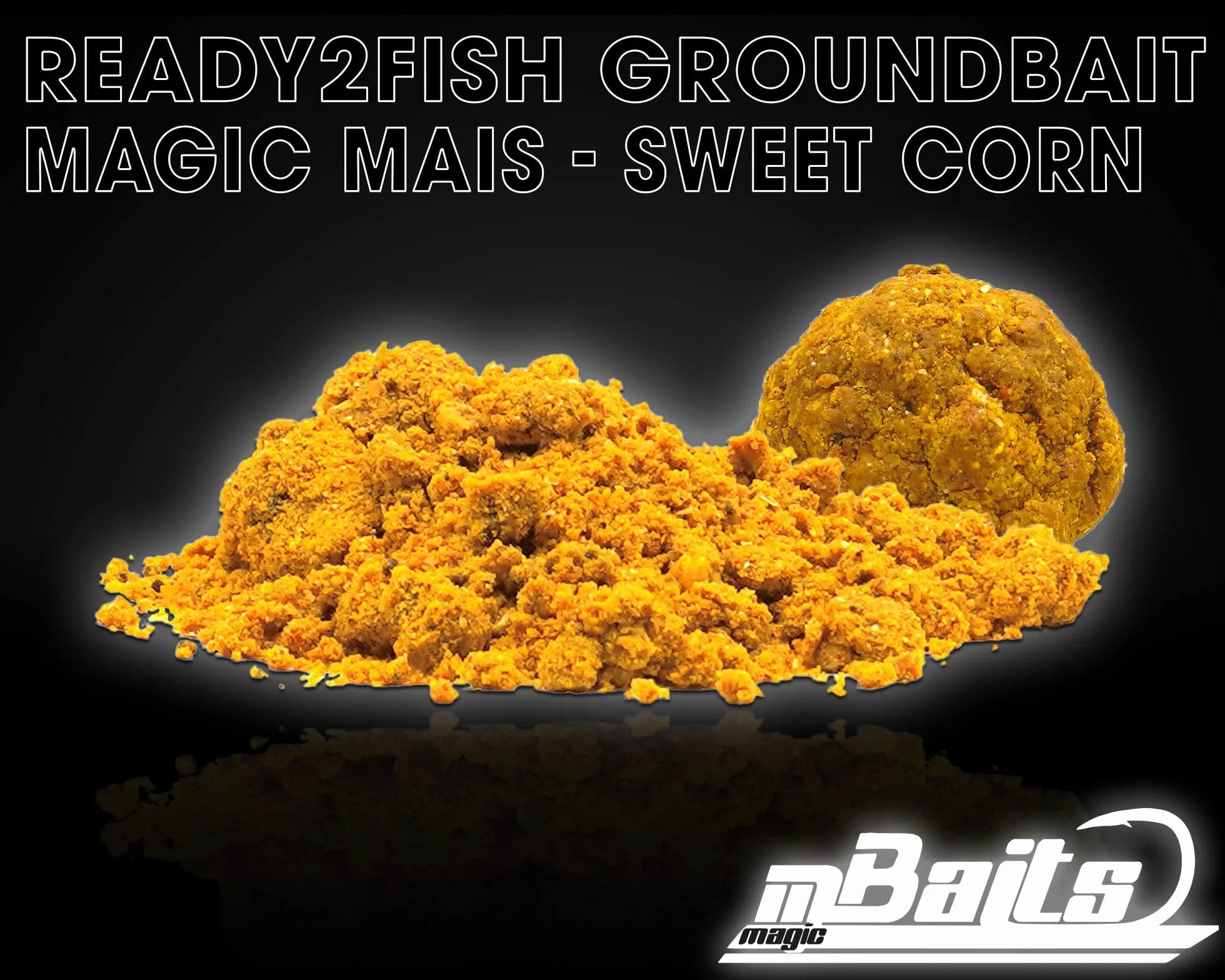 Magic Baits Ready 2 Fish Groundbait 800 g Sweet Corn