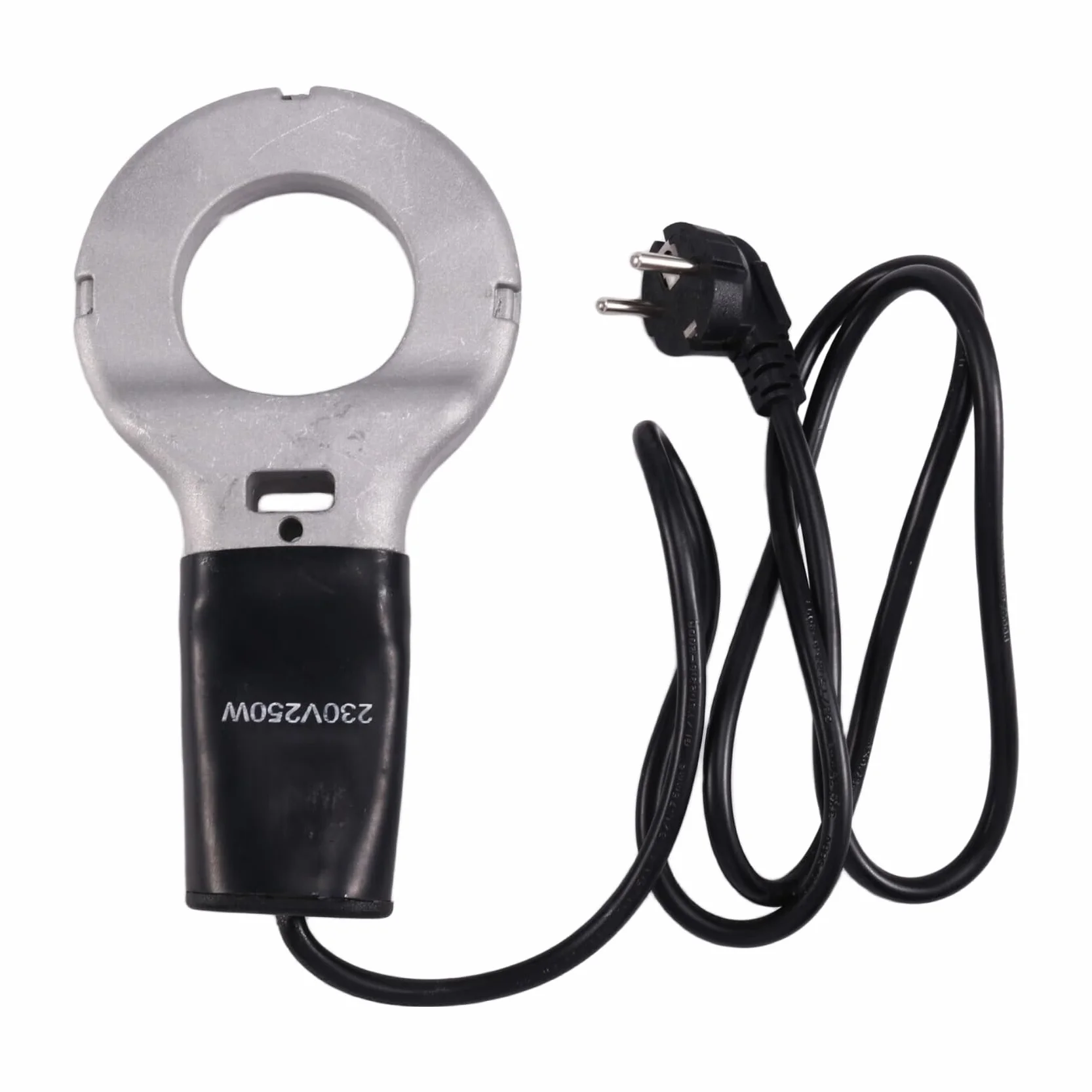 Chauffage de Bassin Dégivreur 800 W avec Thermostat Prise Européenne Abreuvoir Submersible Fonte Aluminium Oiseaux Poules