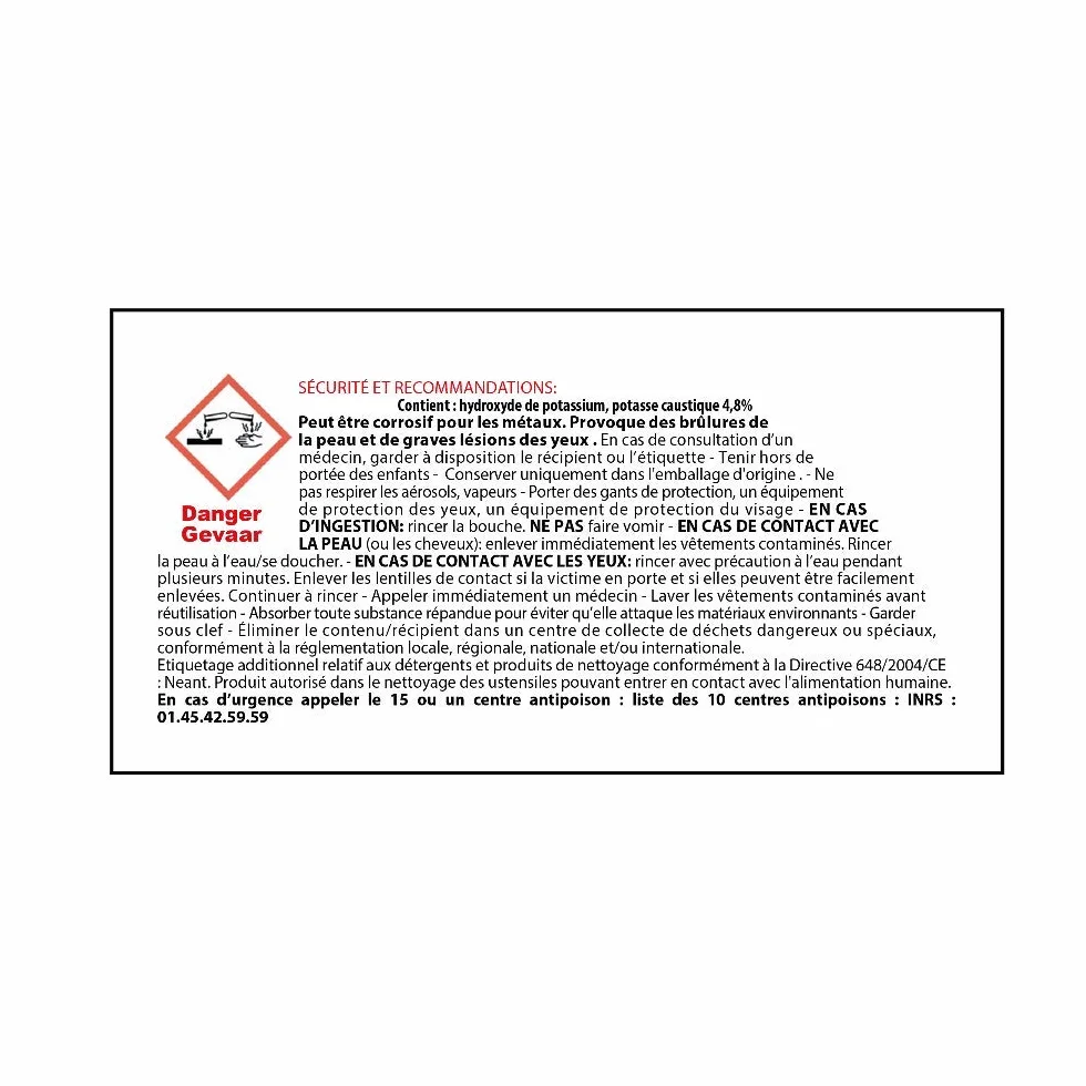 Nettoyant surpuissant INSERT'NET 500 ml pour cheminée, barbecue et surfaces difficiles