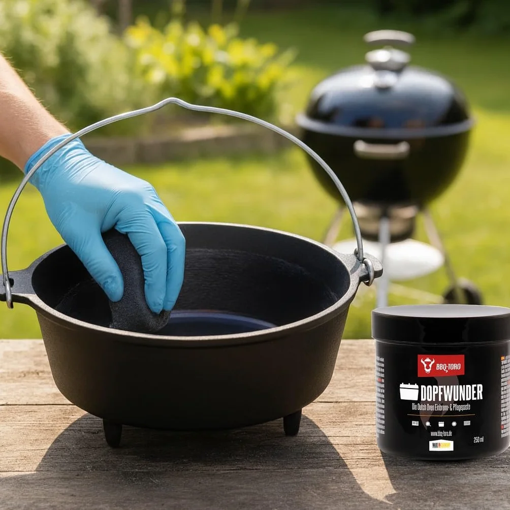 BBQ-TORO Pâte de culottage et d’Entretien pour Four hollandais 250 ML