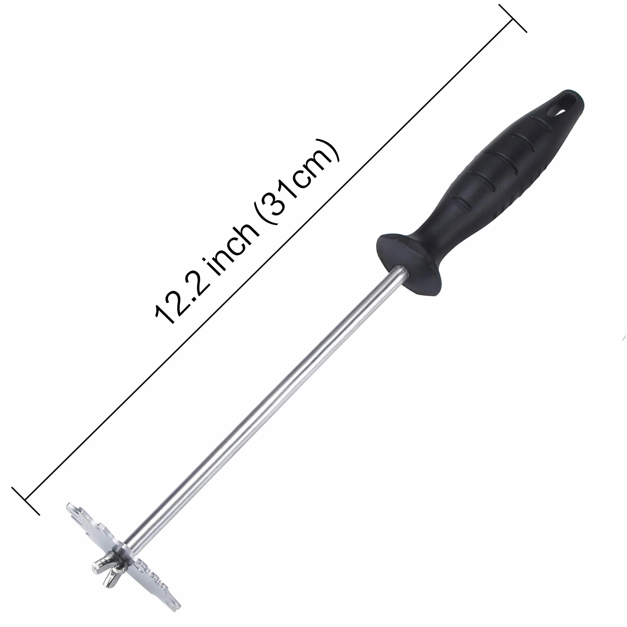 Grattoir en Acier Inoxydable 30 cm pour Grille et Plaque de Cuisson